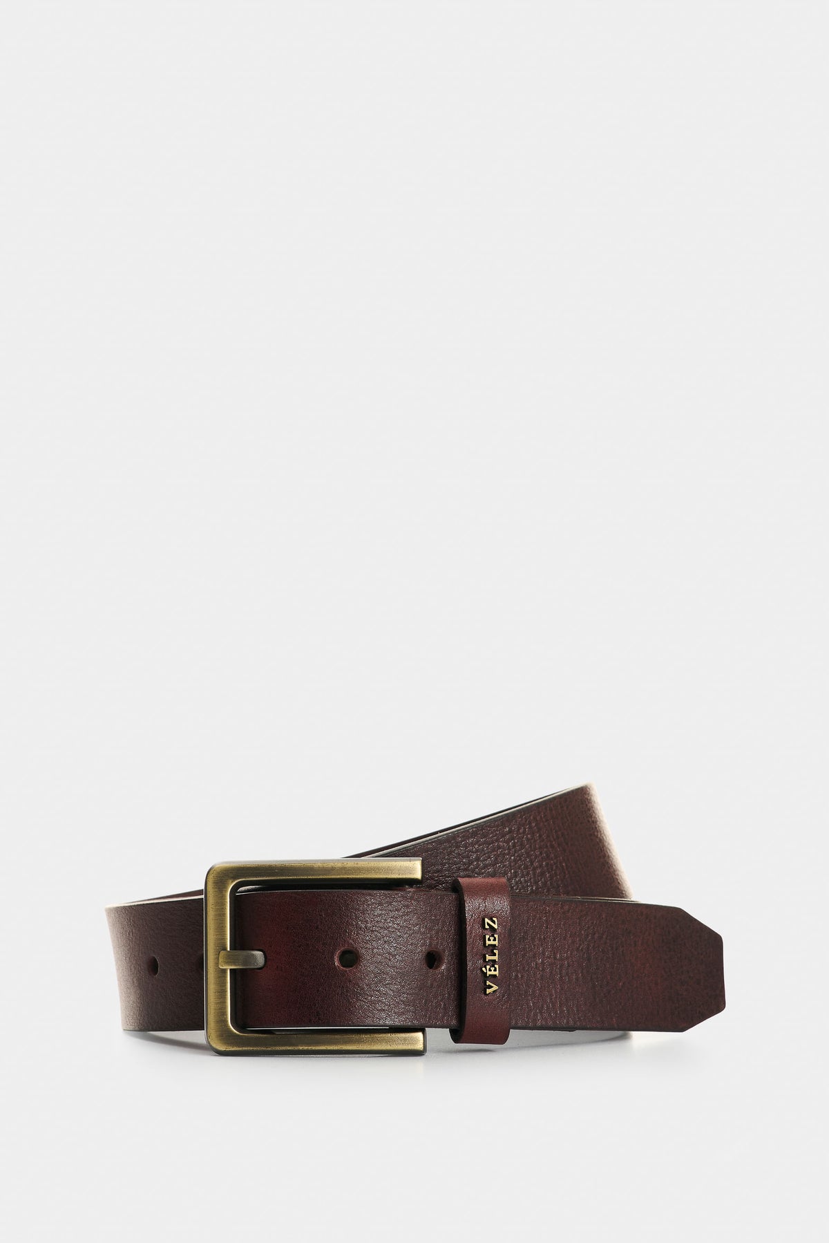 Men's Tairu Single-Sided Aged Leather Belt