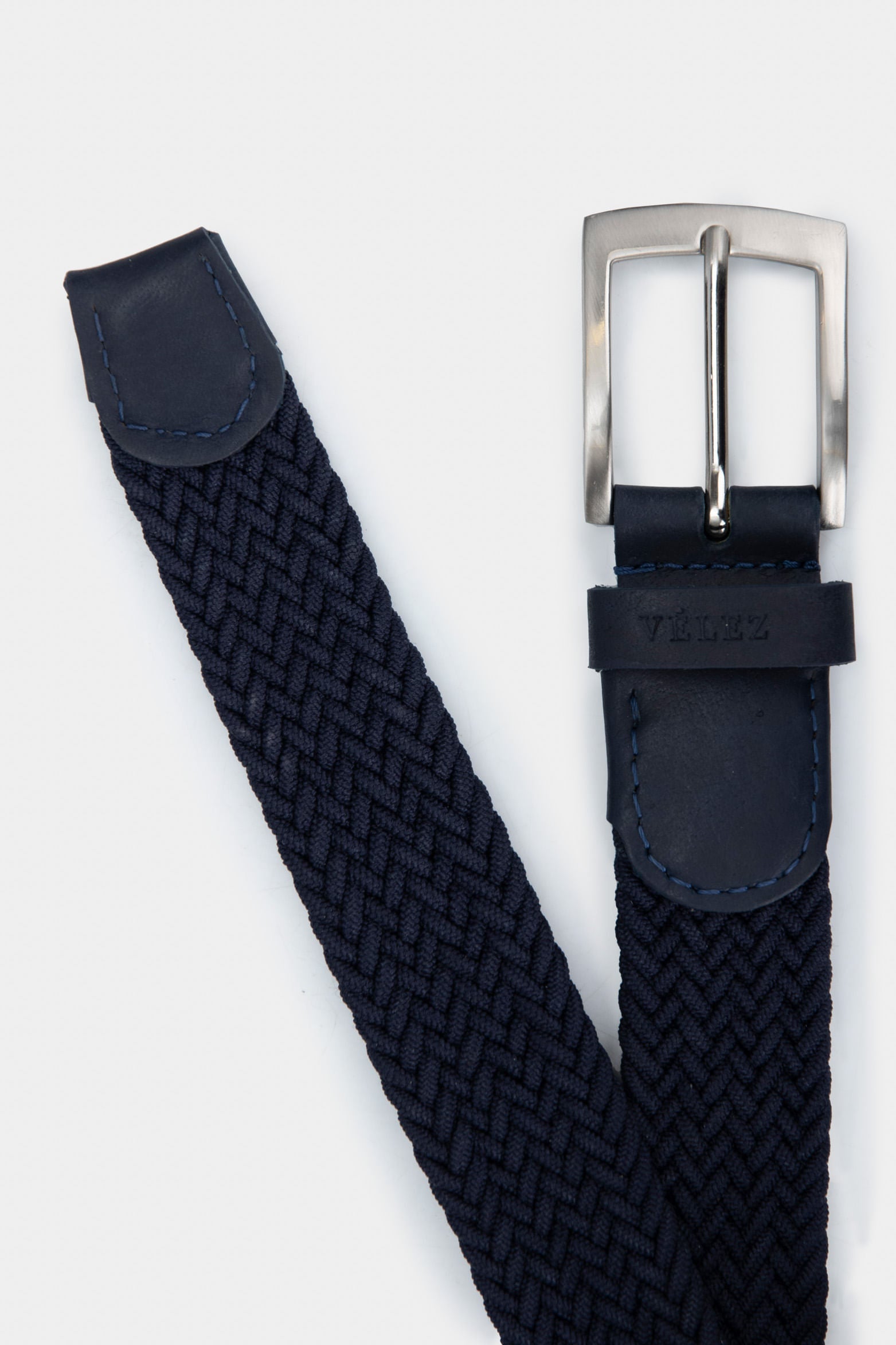 Single Face Leather Cord Belt for Men