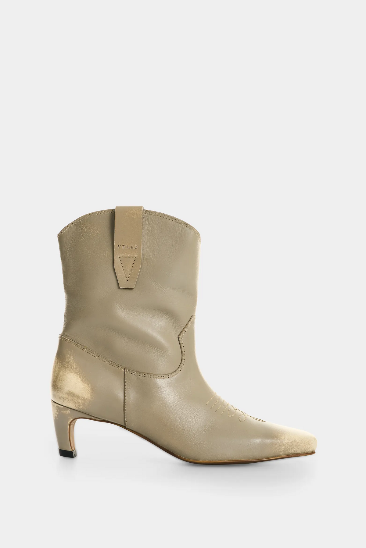 Leather ankle boot for women Helia