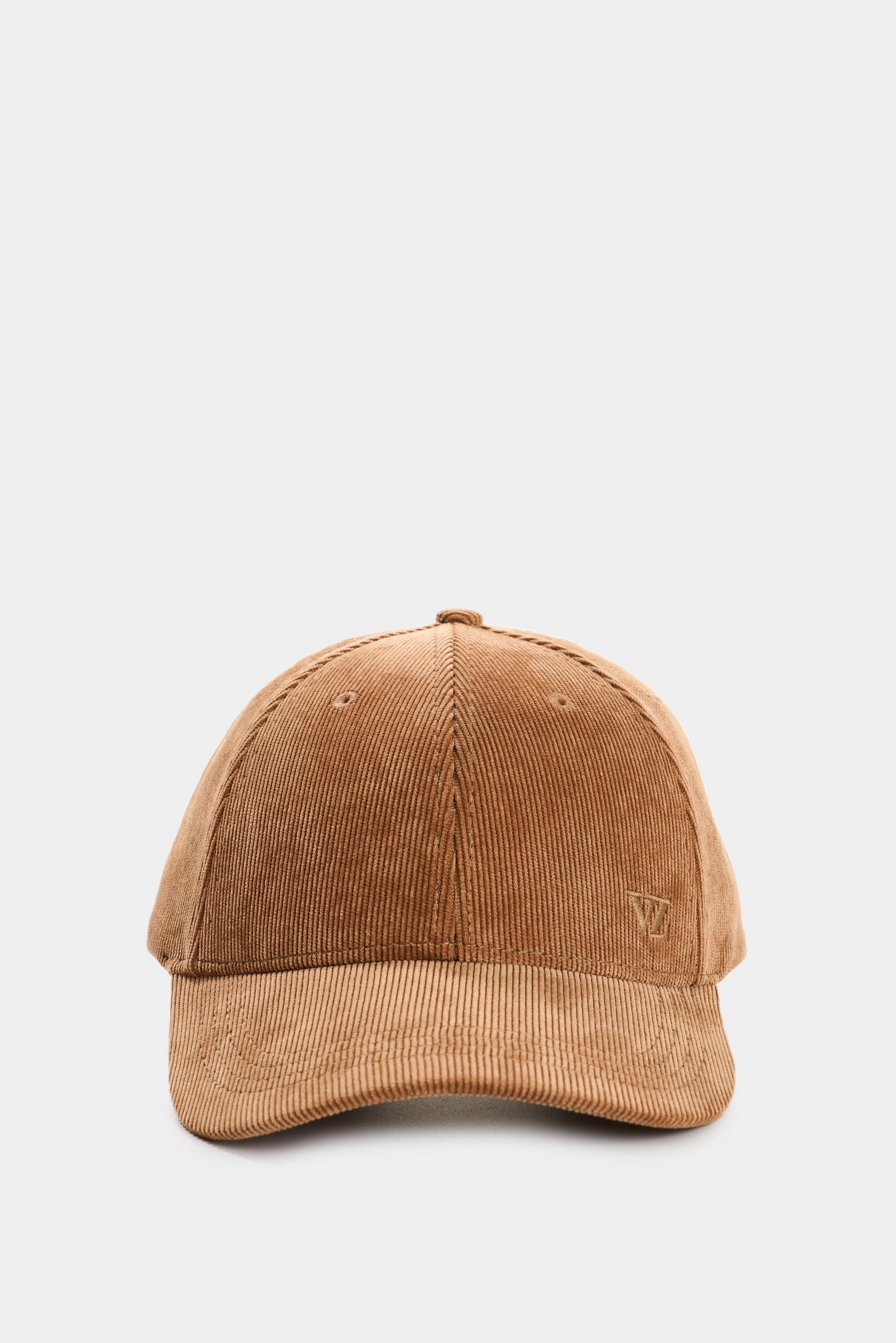 Borges 2 trucker cap in corduroy for men with curved brim