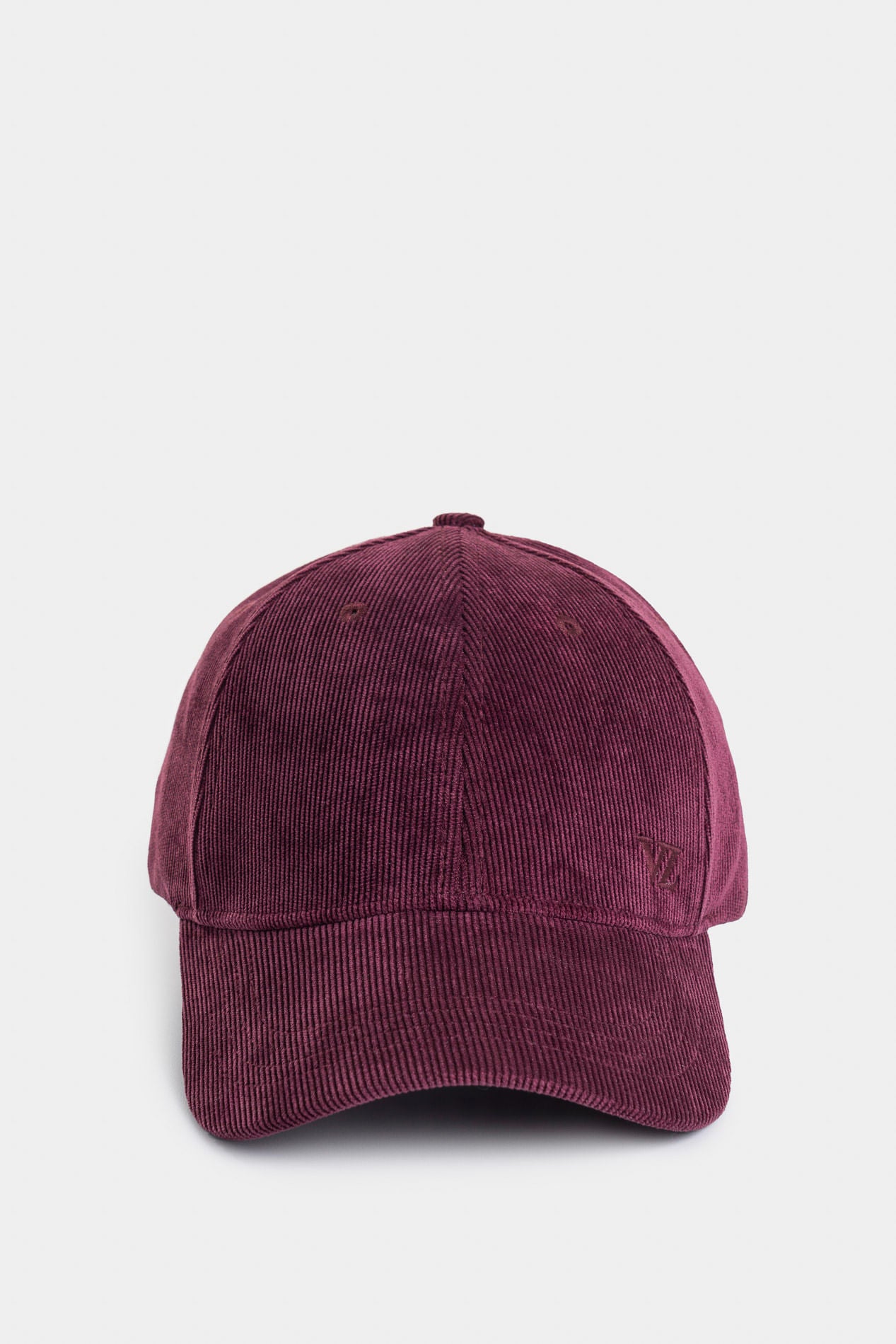 Corduroy trucker cap for men Borges 2, curved brim