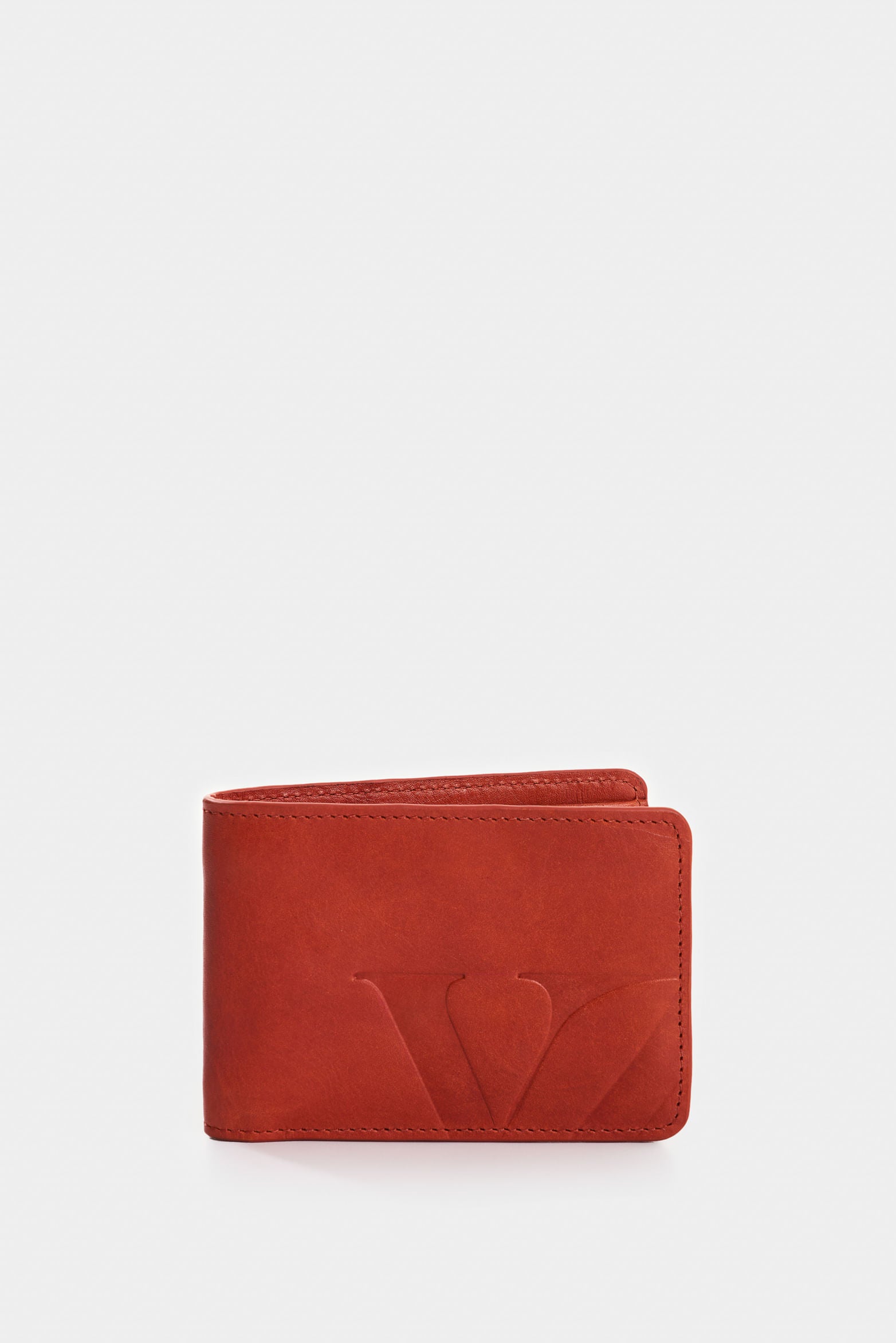 Alden Men's Leather Monogram Wallet