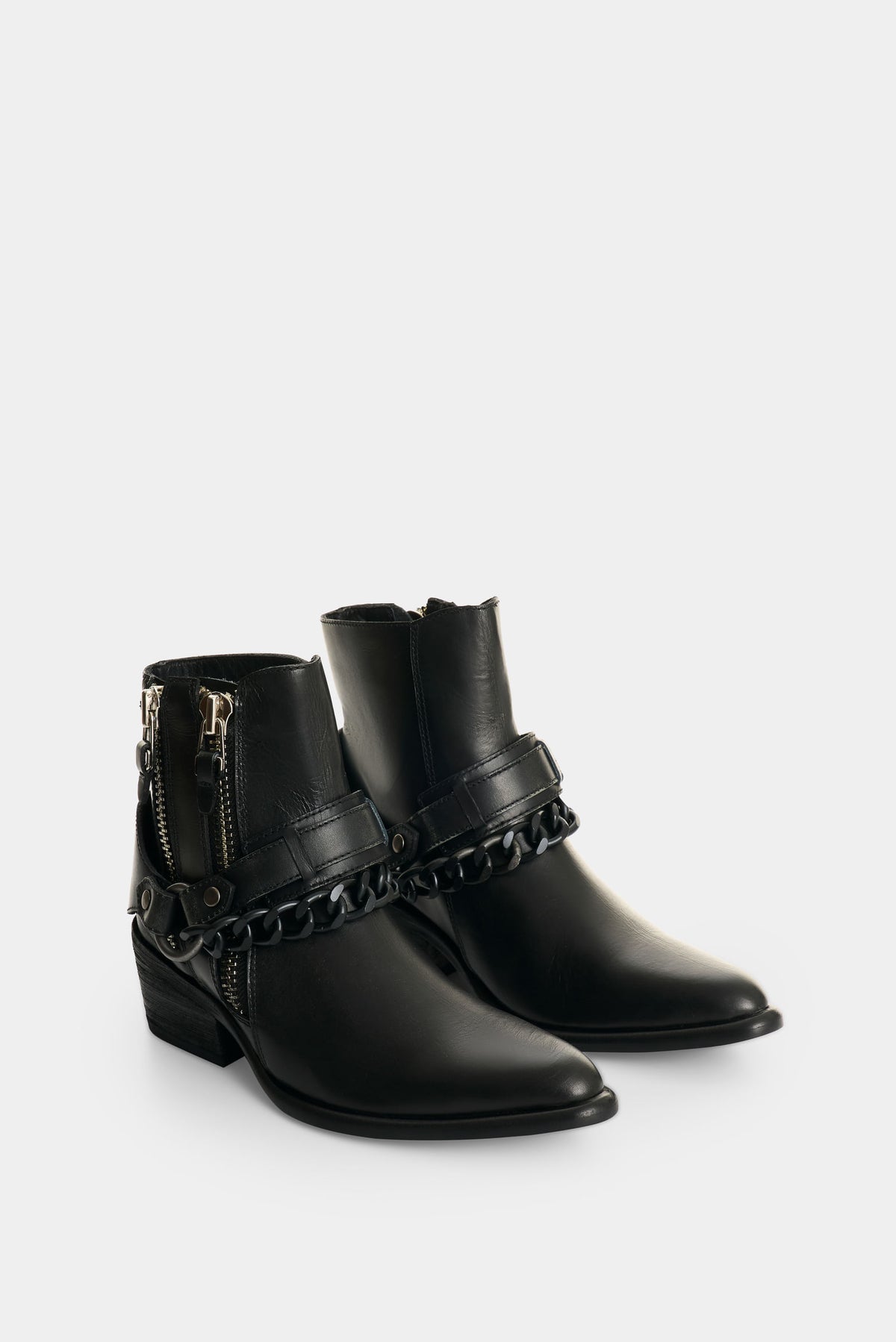 Women's Ocaso Distressed Leather Ankle Boots