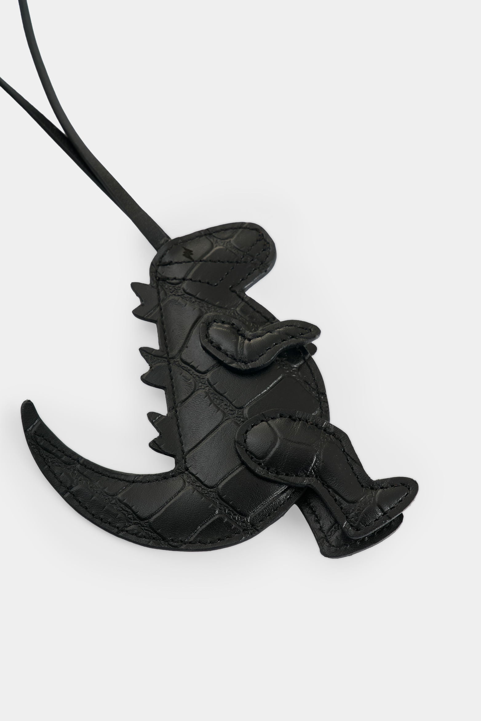 Women's Dino Croco Leather Charm