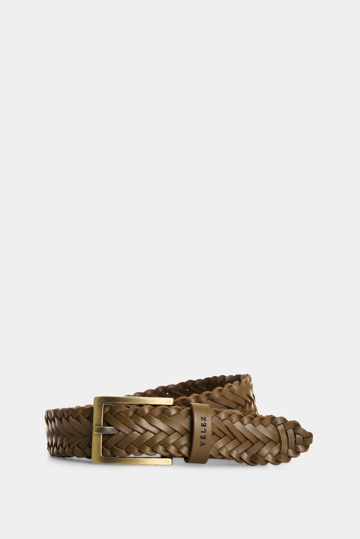 Men's Atlas Braided Leather Belt