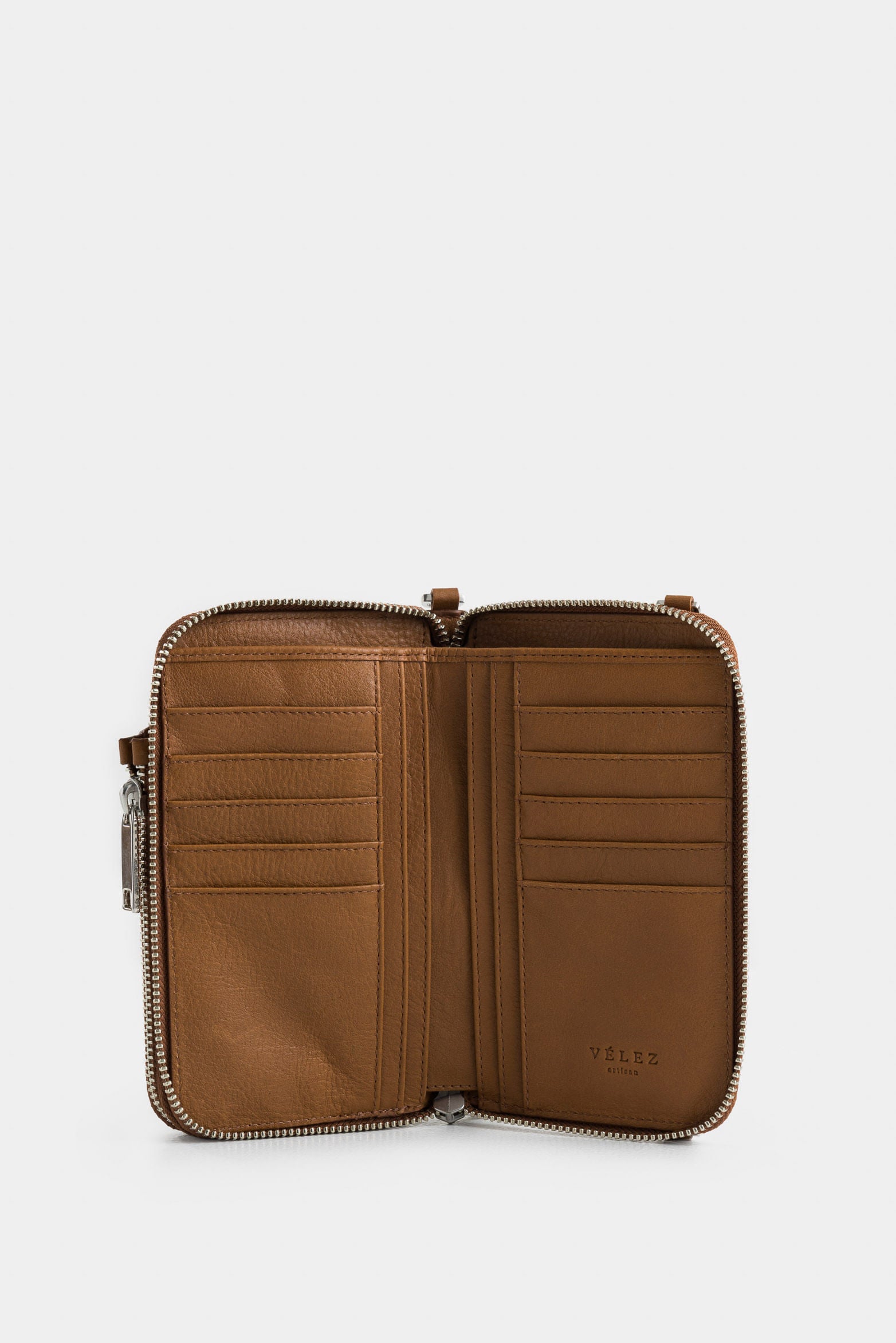 Ibiza multifunction leather checkbook holder for women