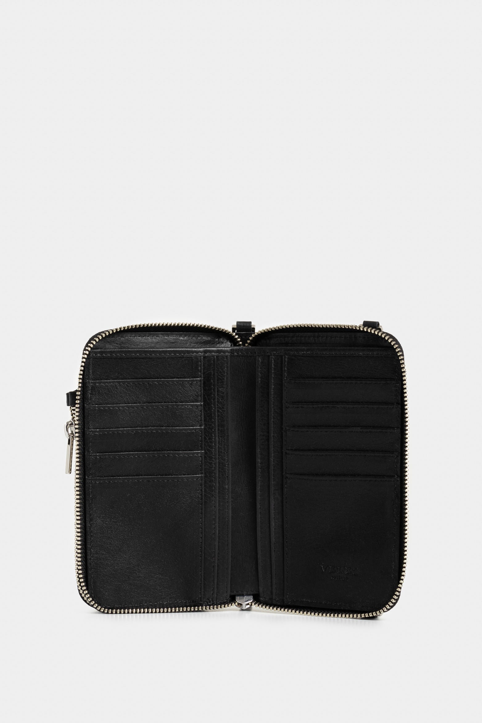 Ibiza Leather Checkbook Holder for Women with Chain