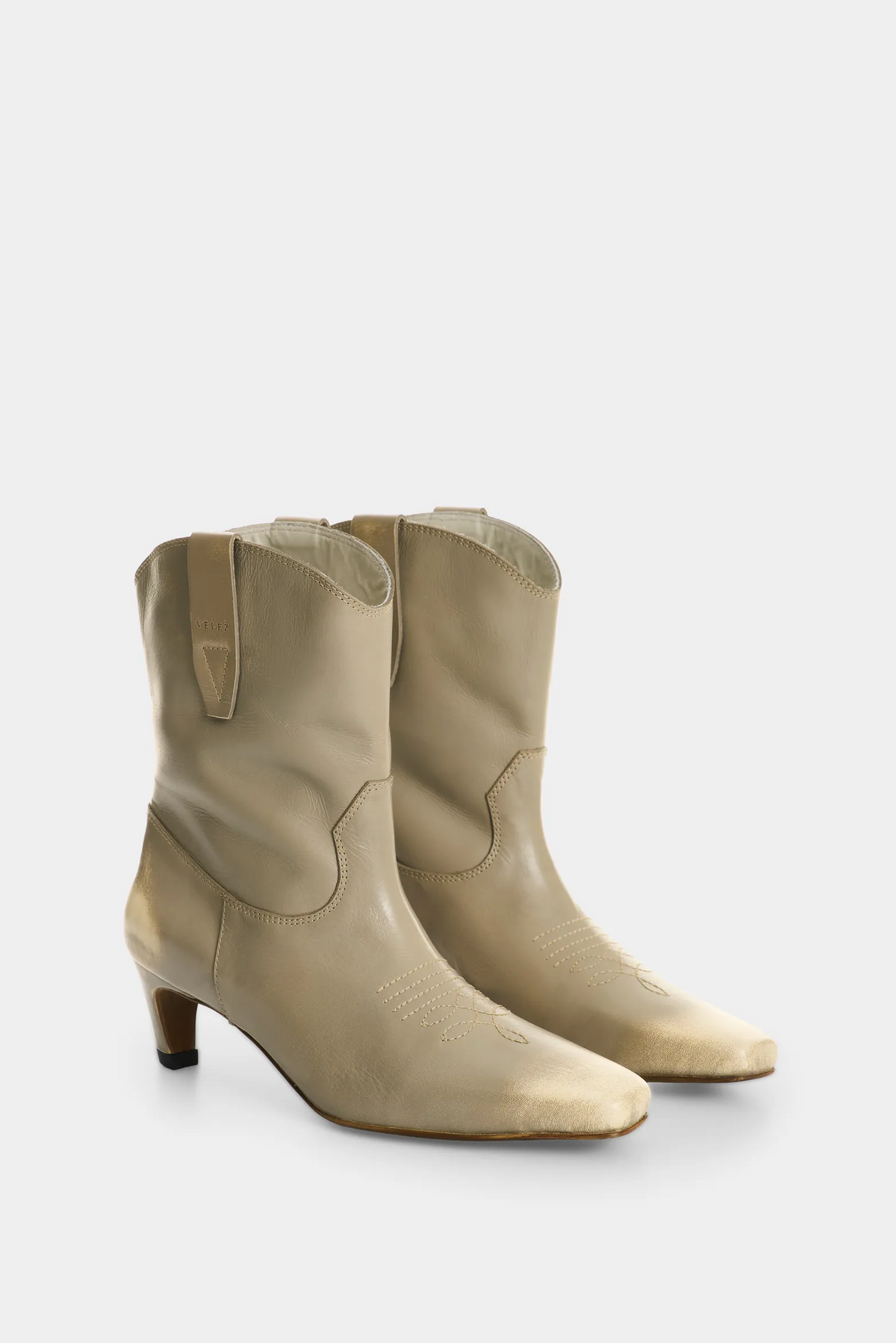 Leather ankle boot for women Helia