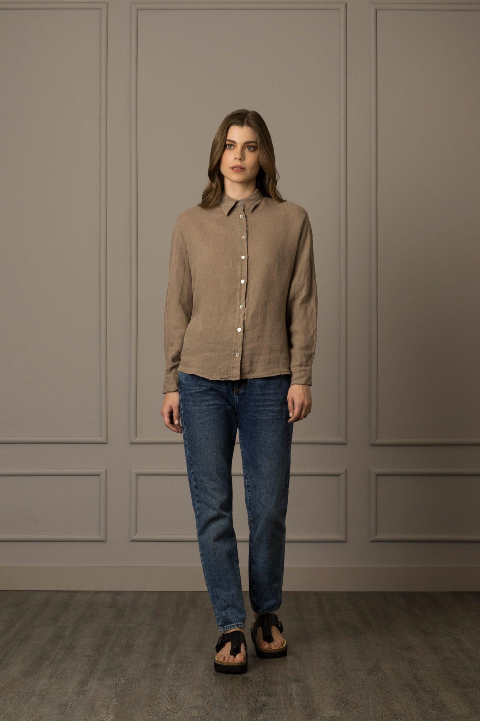 Women’s Peony Long Sleeve Shirt