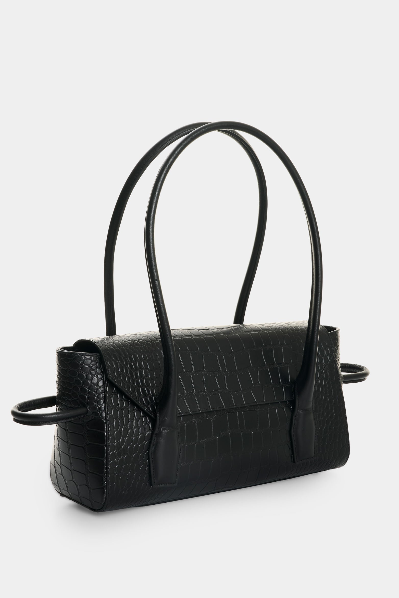 Men's Croco Leather Crossbody Bag