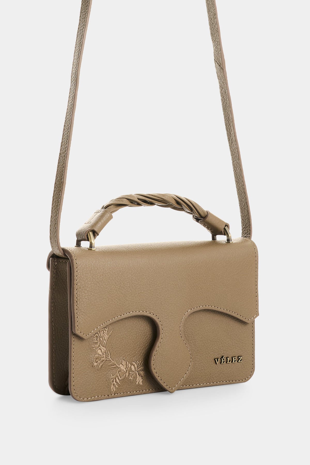 Mini Garniel leather crossbody bag for women