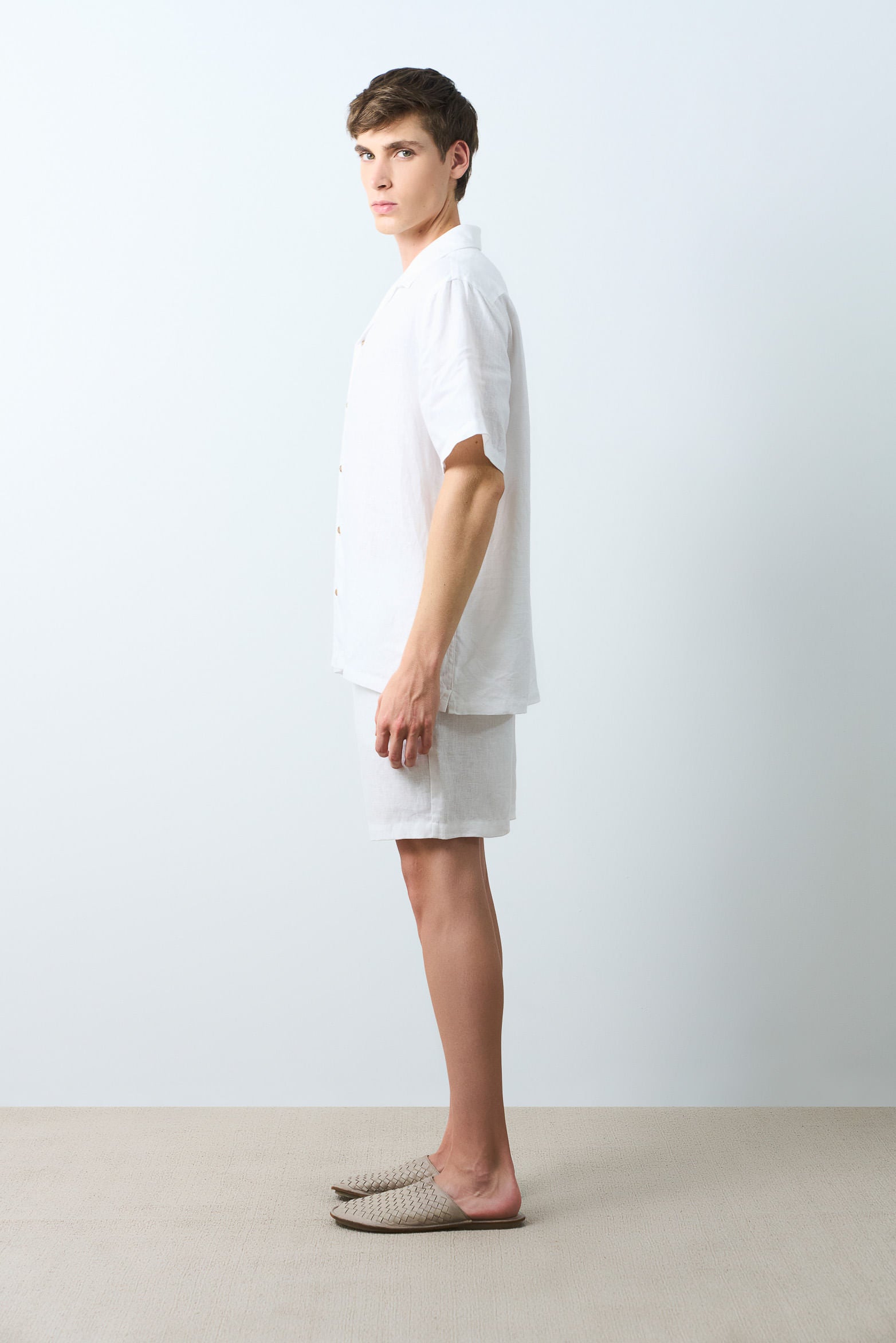 Málaga short-sleeve linen shirt for men