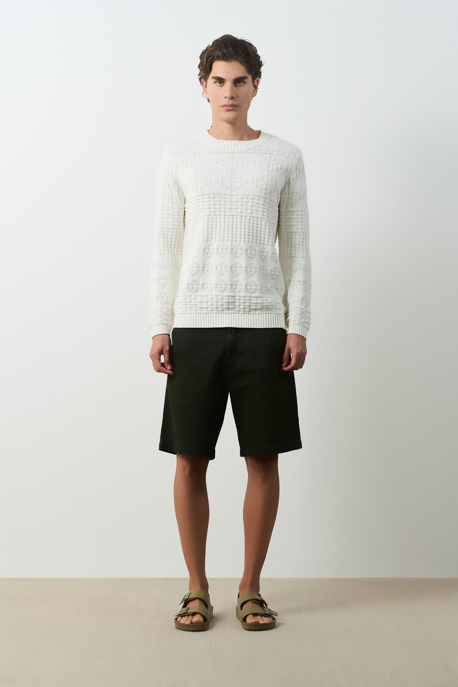 Ayar knit sweater for men regular fit