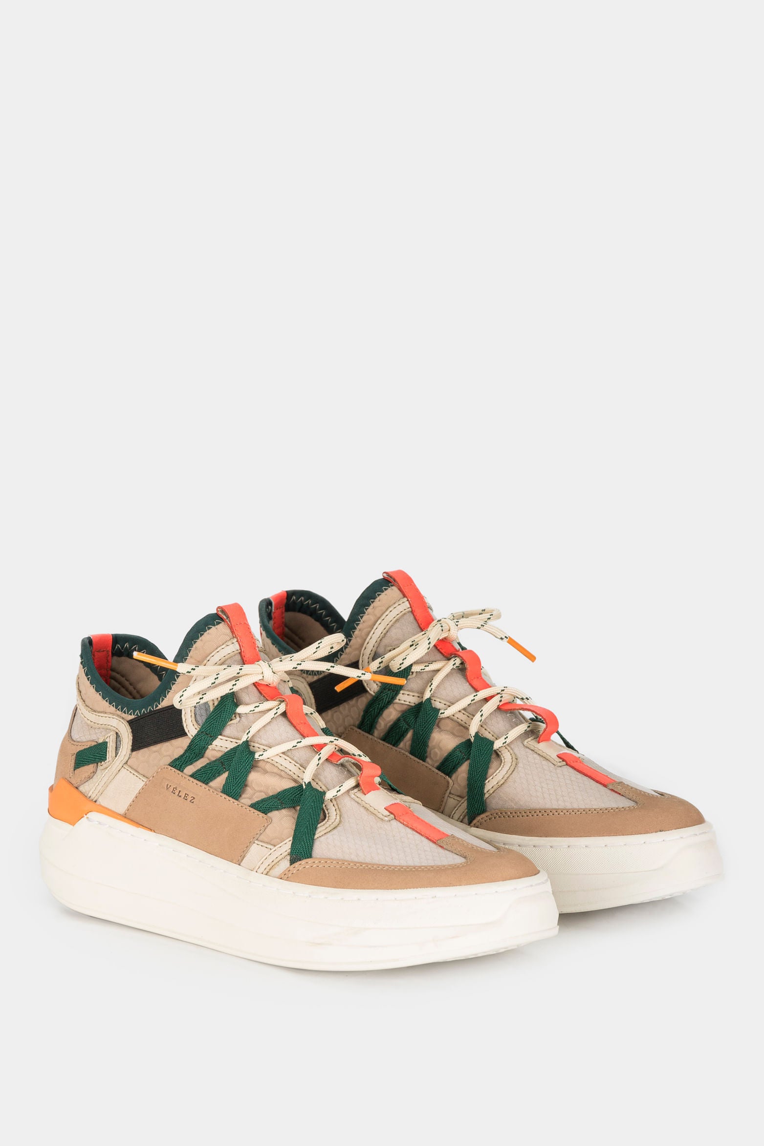Women’s Urban Lily Sneakers in Textile with Leather Details