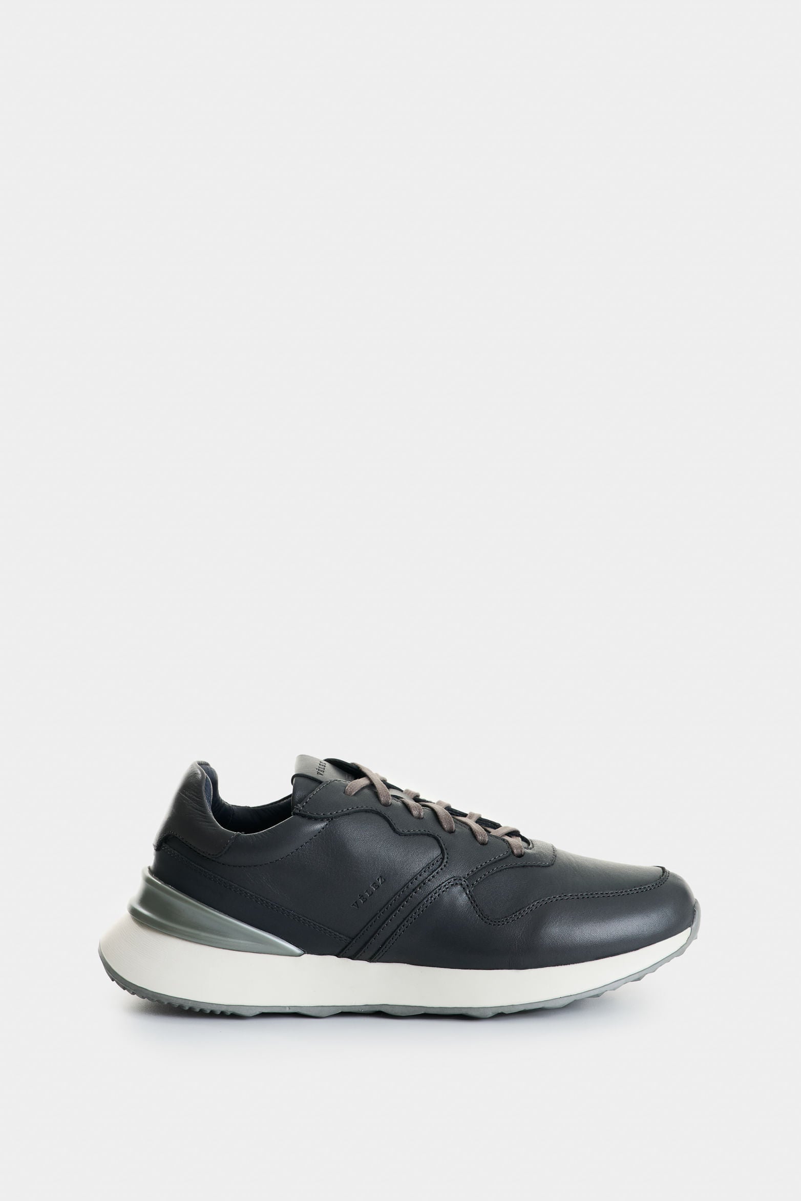 Men's Cooper 3 Leather Sneakers with Contrast Spoiler