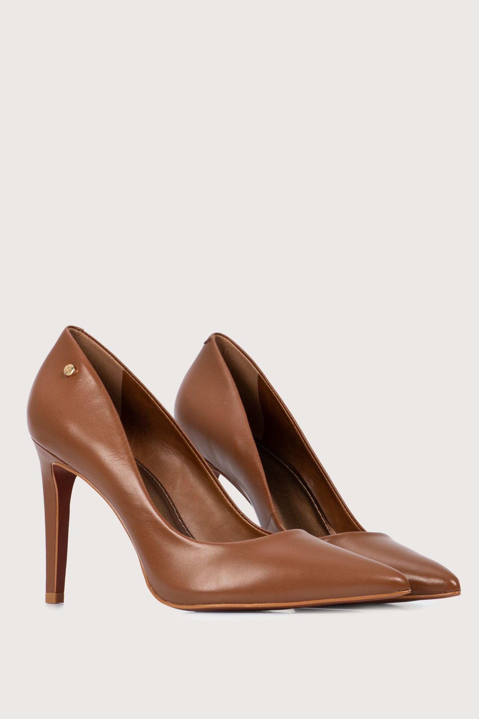 Morelia Smooth Leather Pump in Honey