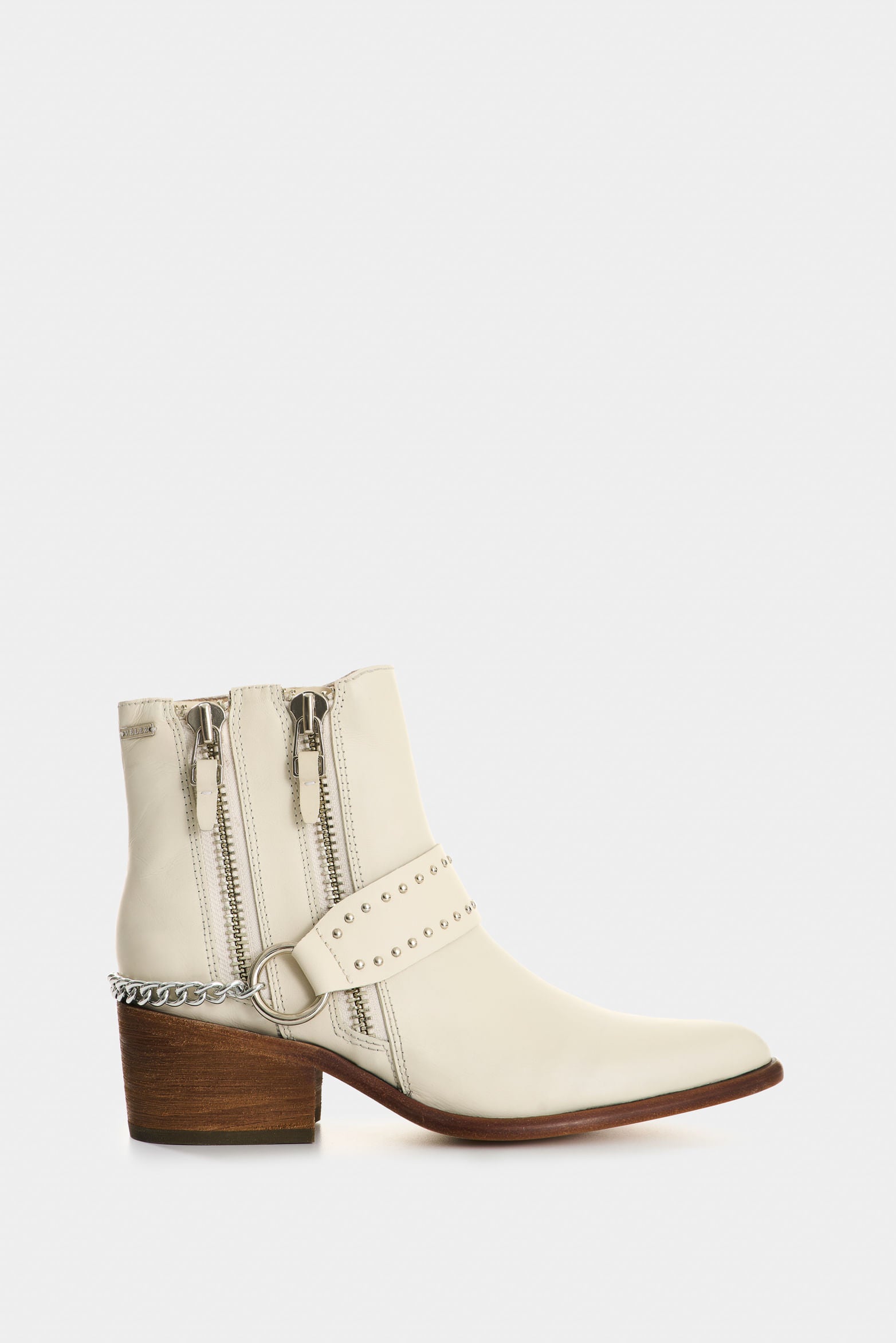 Women’s Saturno Leather Ankle Boots Western Silhouette