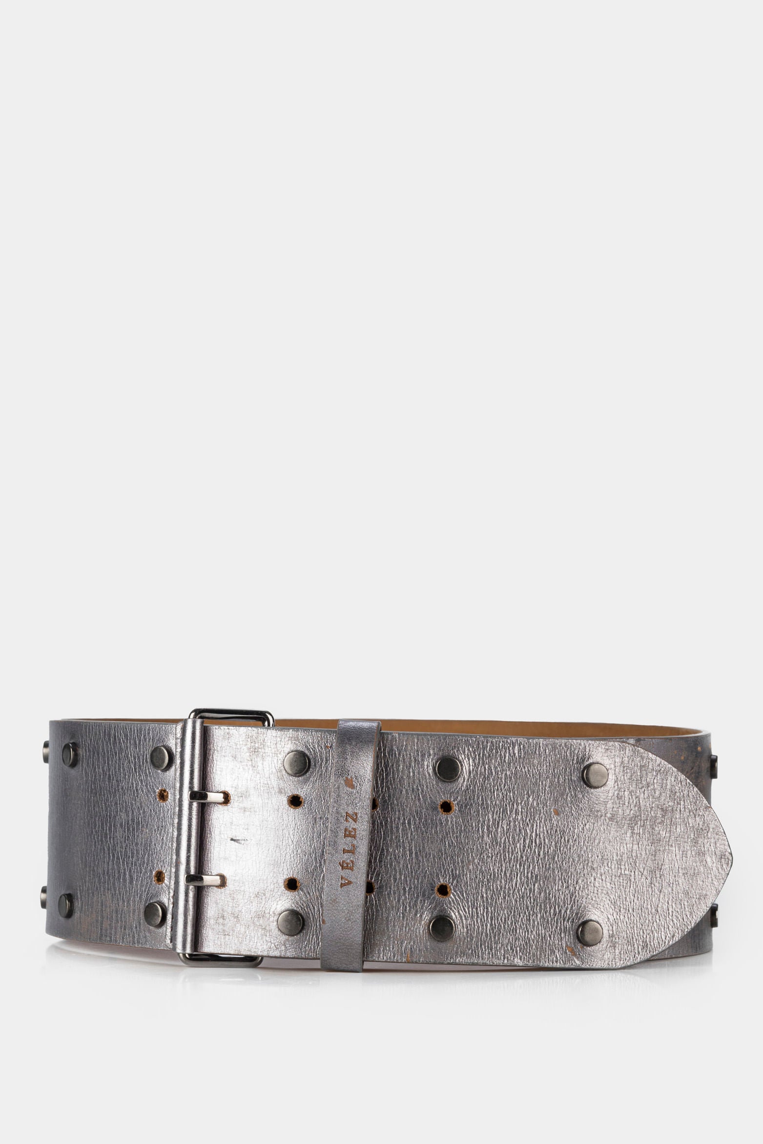 Women’s Dubai Wide Leather Belt with Studs