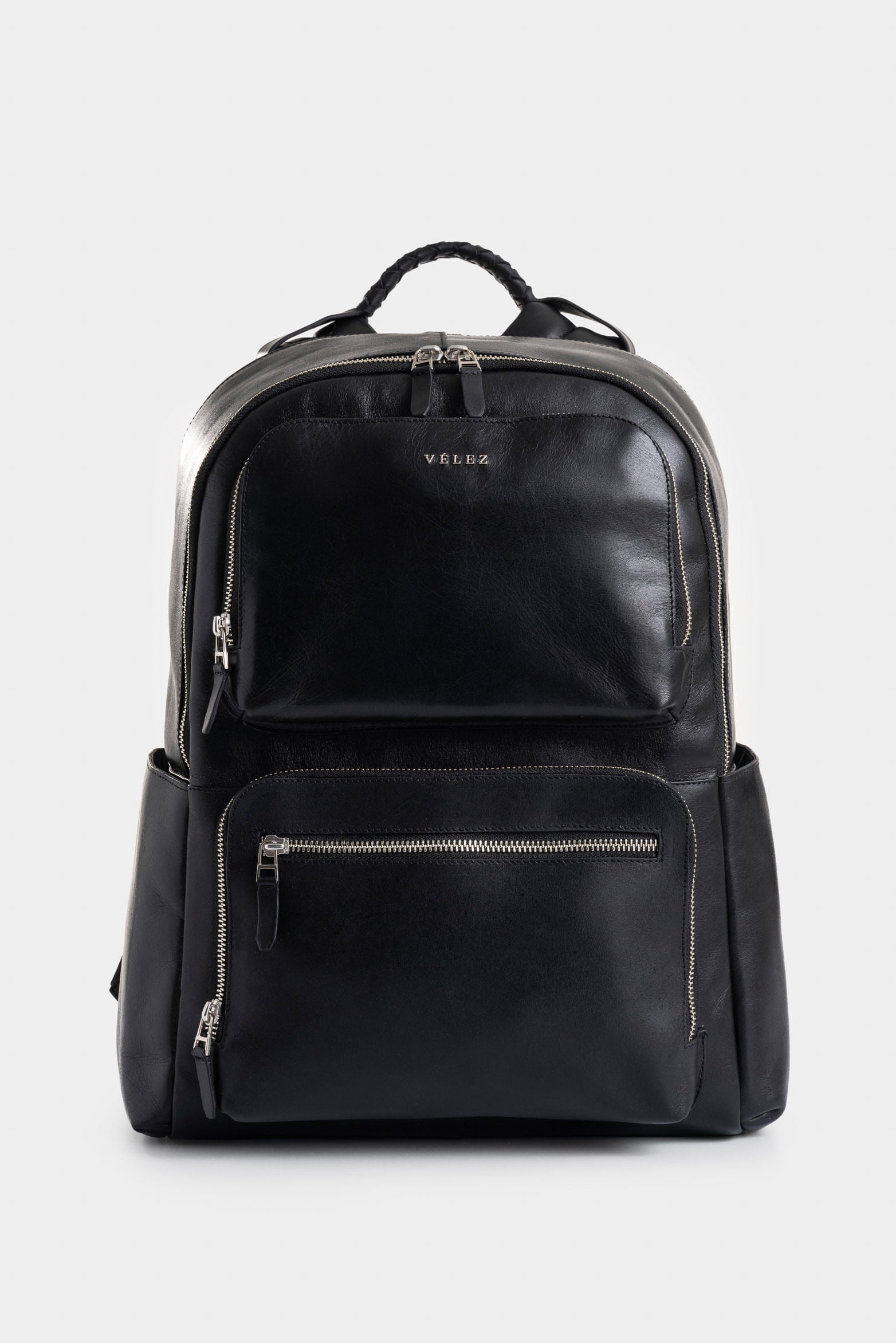 Monet Vintage Leather Drawstring Bag for Men