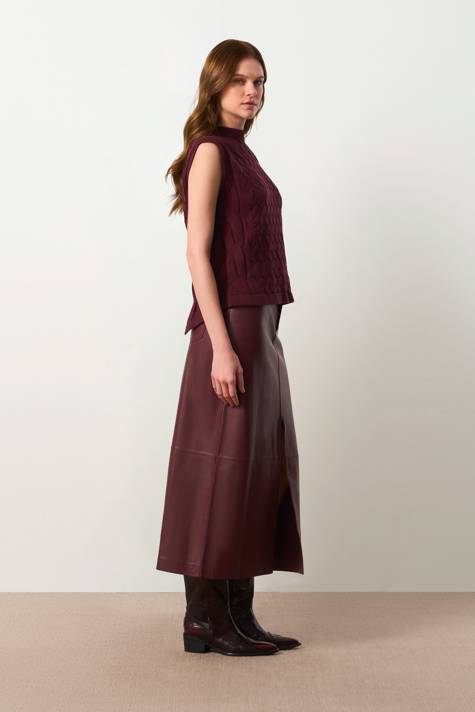 Knit vest for women Liana