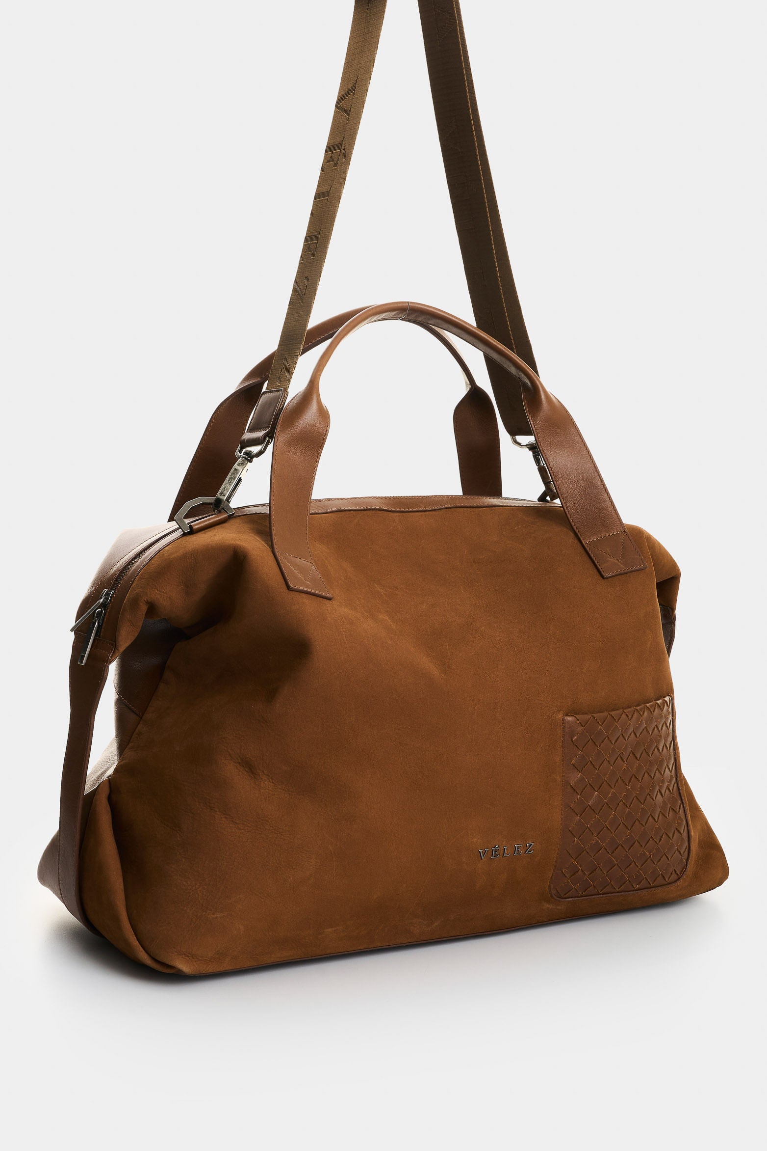 River 2 leather bowling bag for men