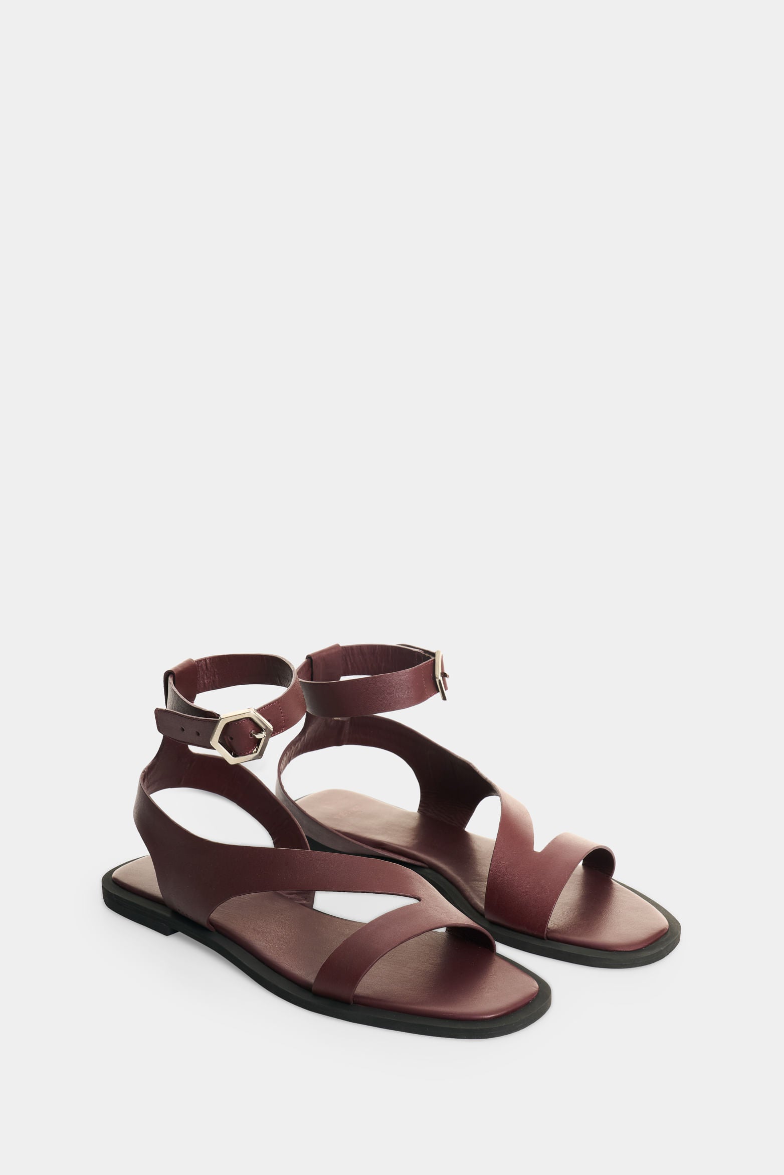 Platform leather sandal for women Terral