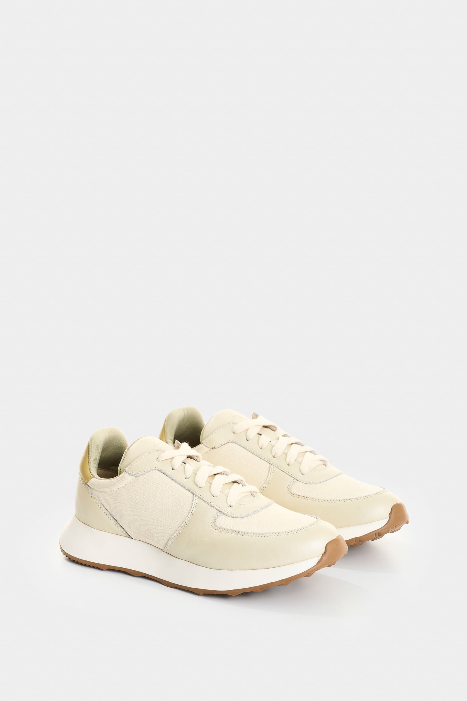 Canvas and Leather Sneakers for Women Miski