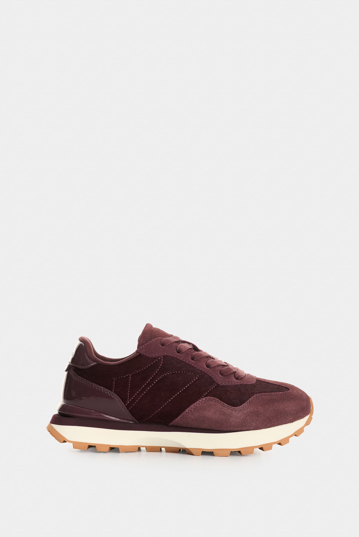 Women's Sahara Hair-On and Folia Leather Sneakers