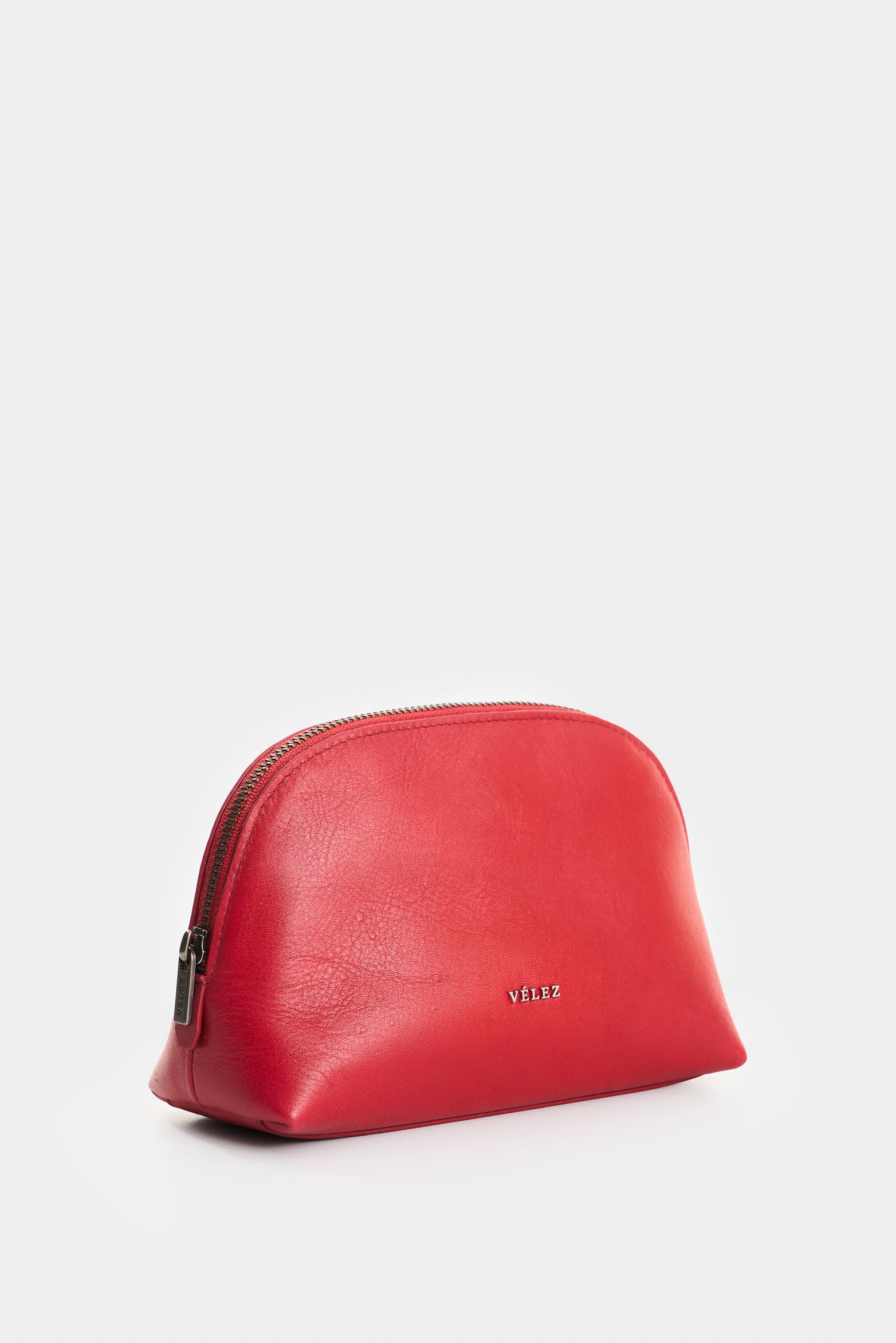 Nacre Leather Cosmetic Bag for Women