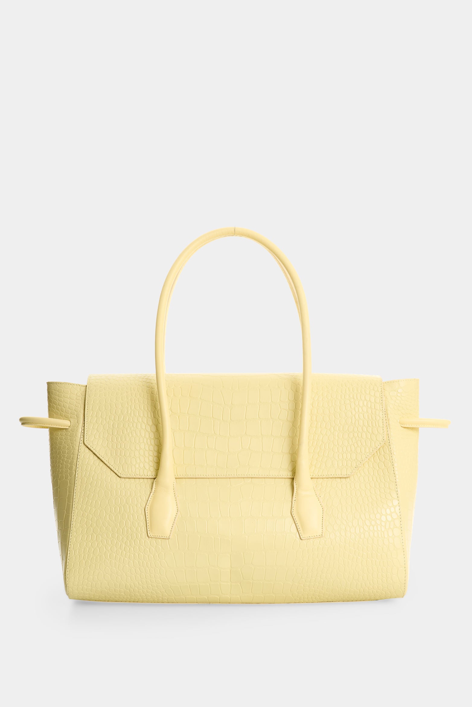 Men's Croco Leather Shopping Bag