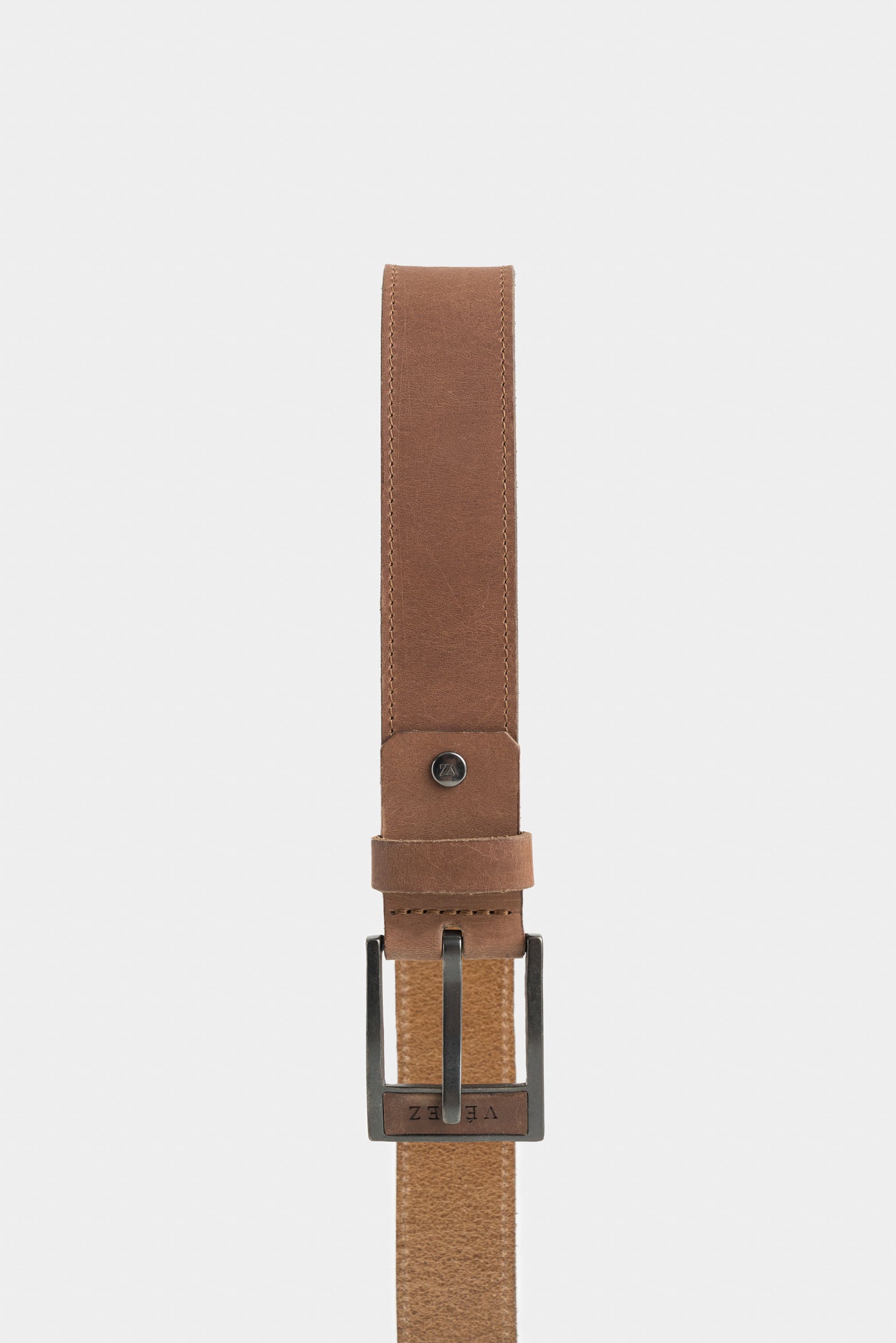 Cyclon Leather Belt for Men with Trapezoidal Tip