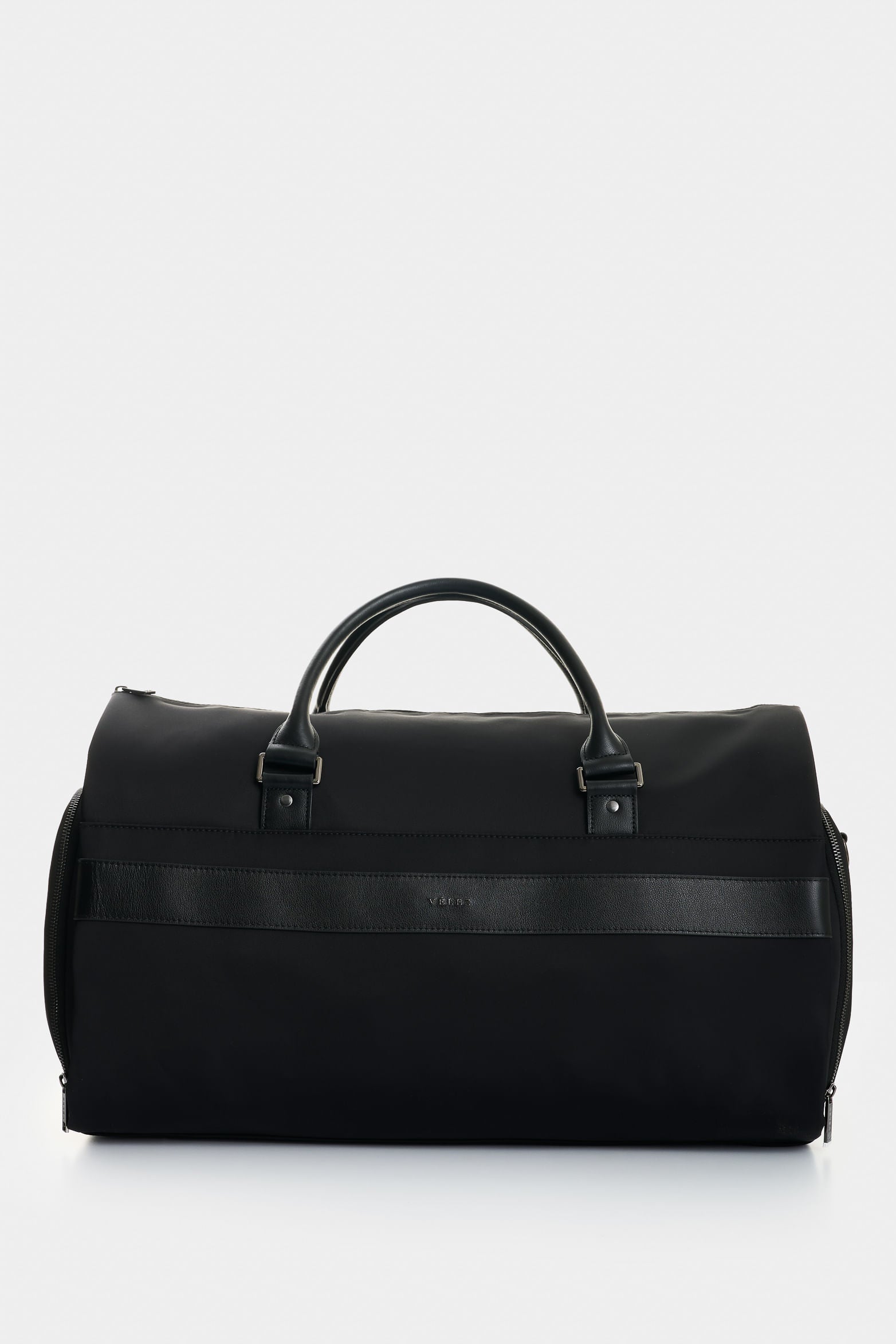 Thani canvas and leather bowling bag for men