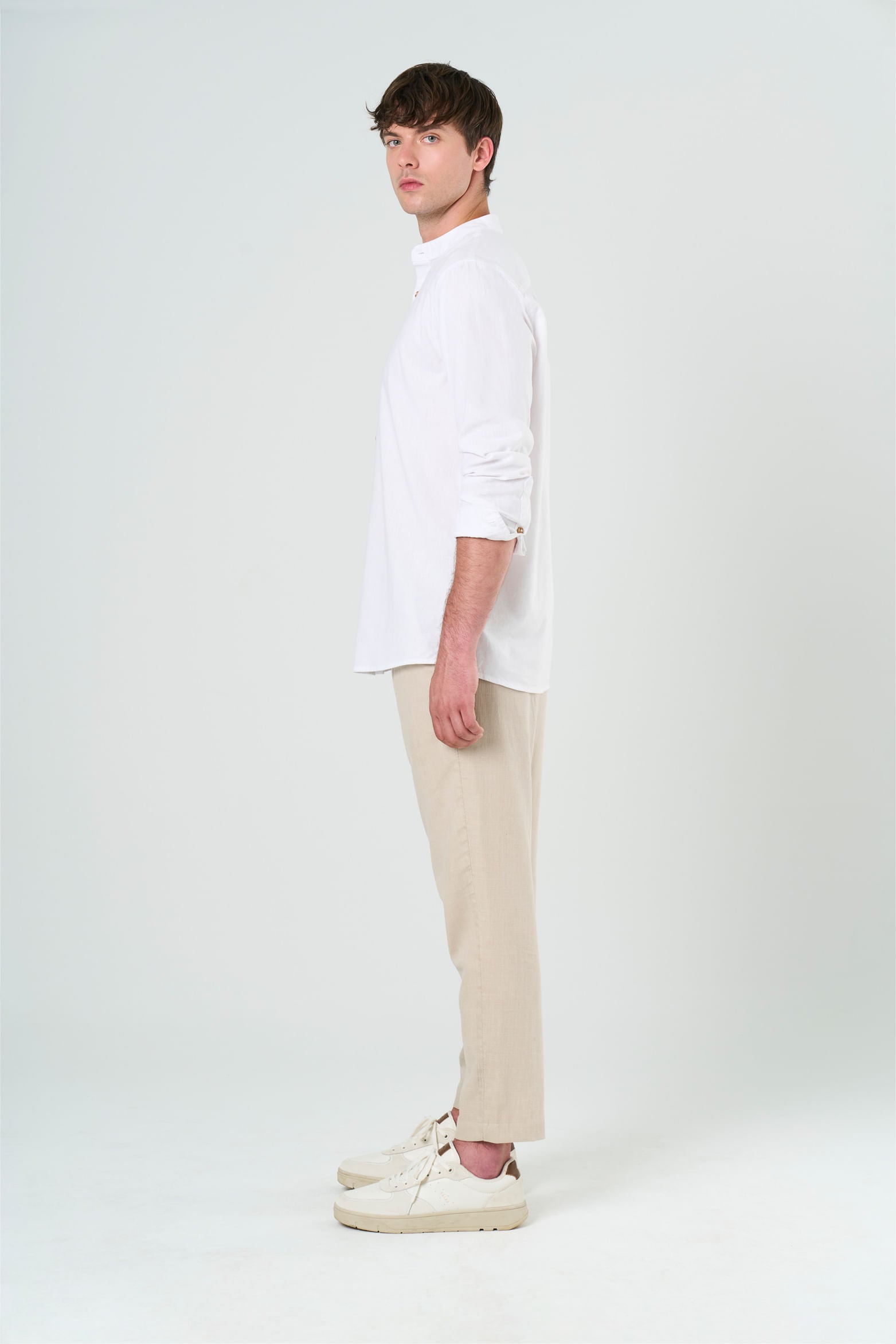 Nerú Long Sleeve Linen Shirt for Men