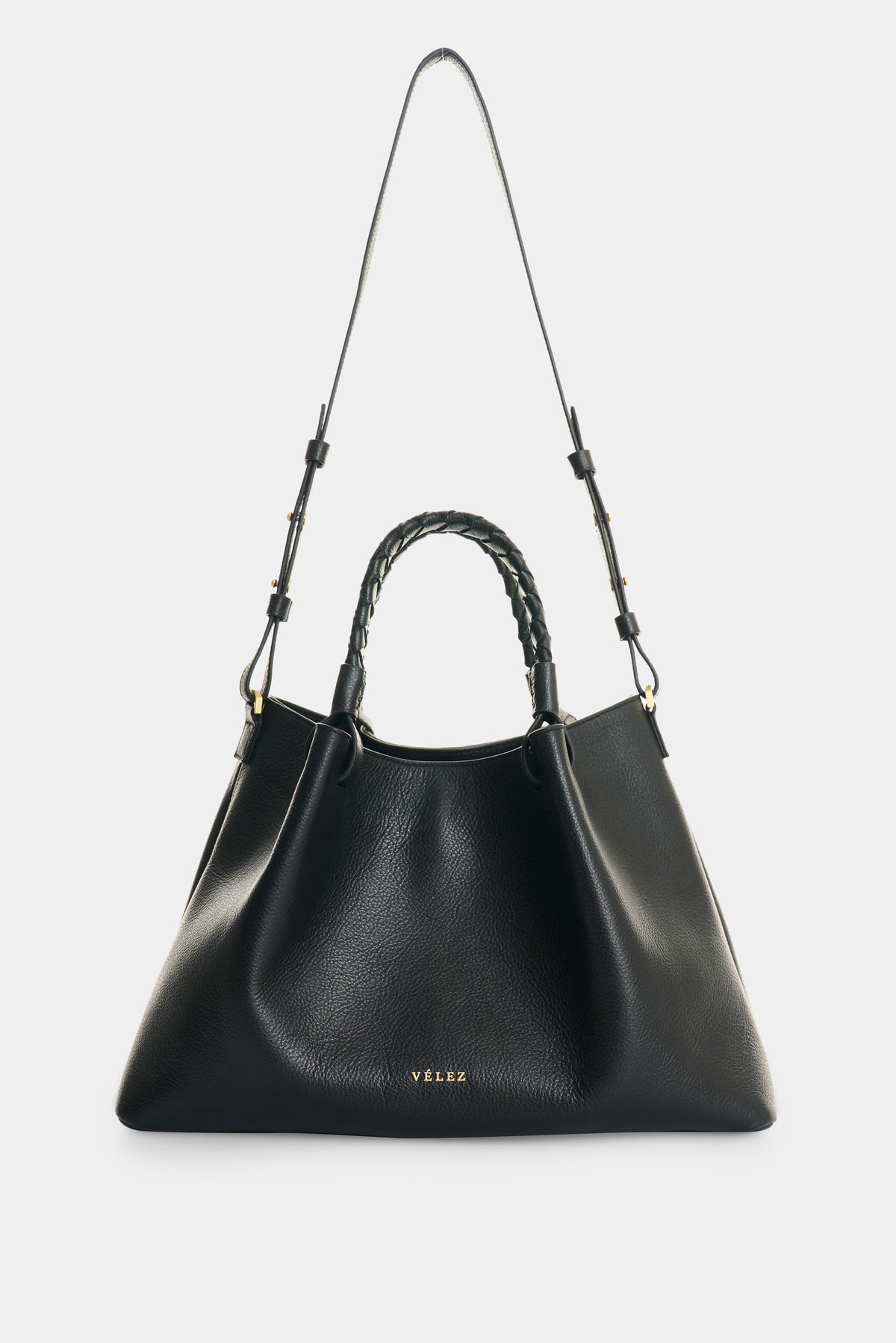 Leather bowling bag for women Alessia