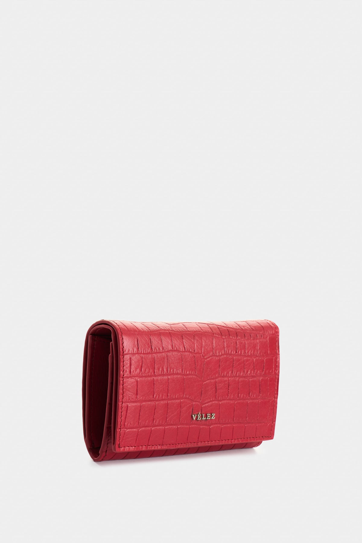 Embossed leather wallet for women Tessa