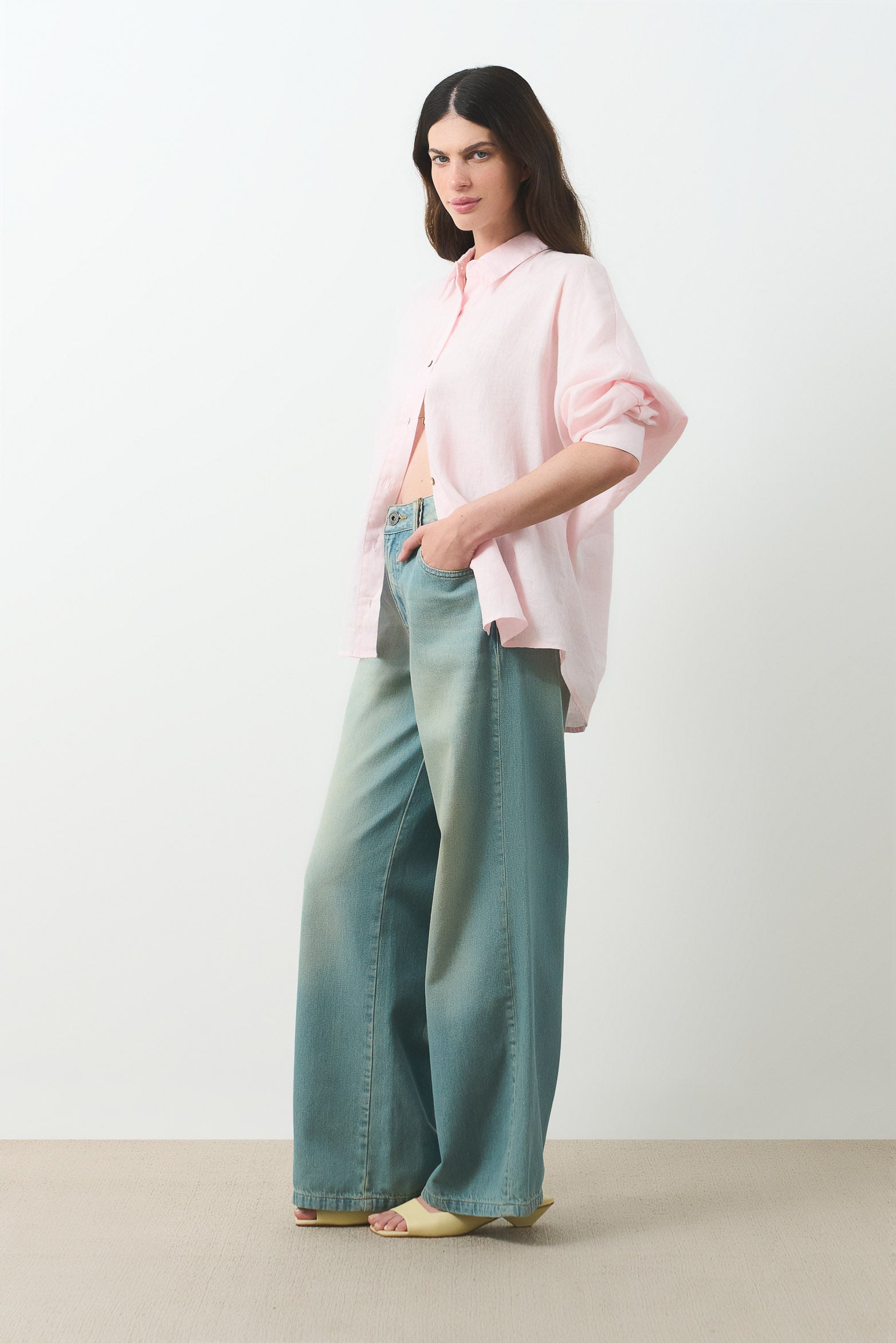 Peonia batwing-sleeve shirt for women