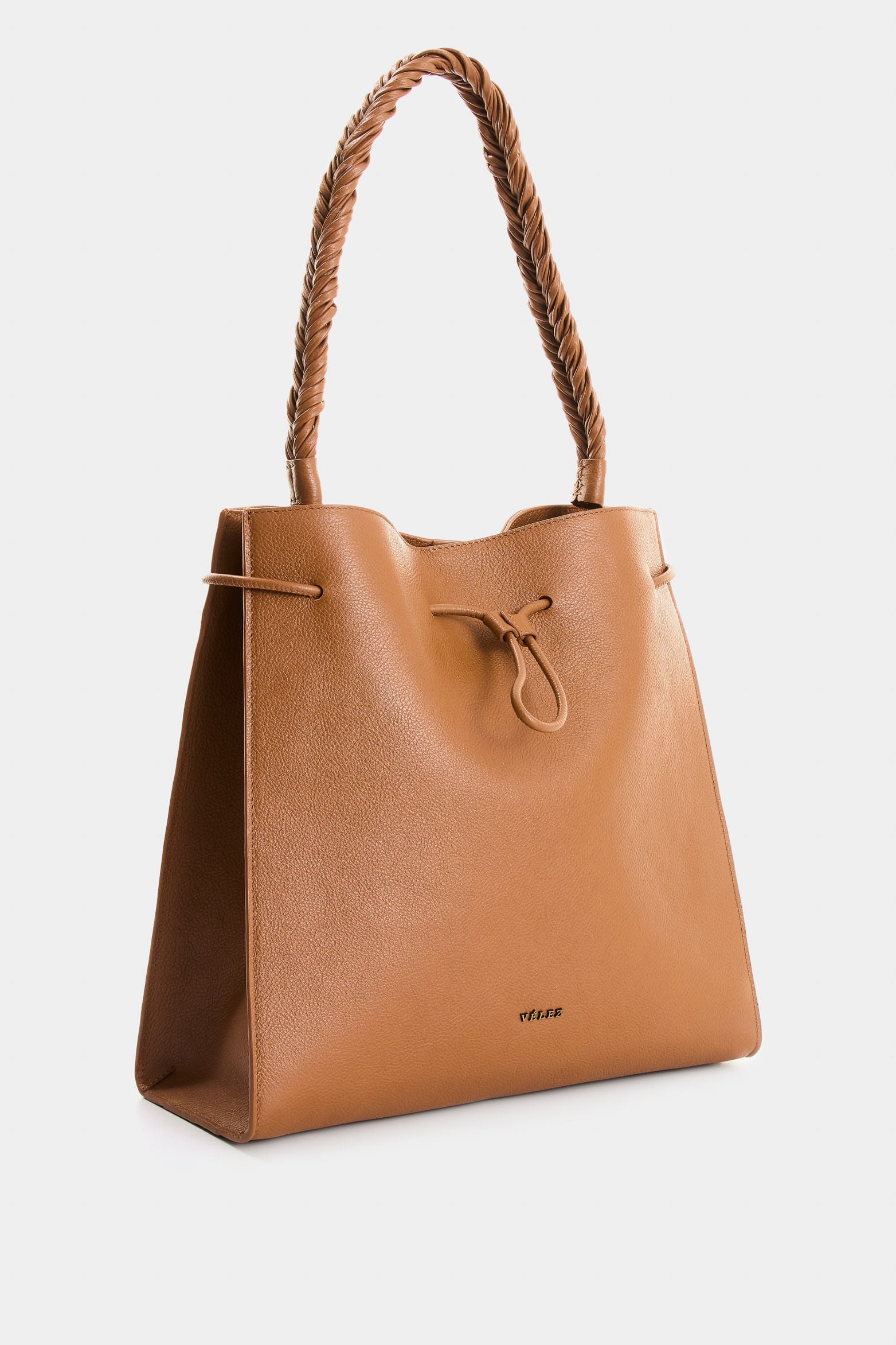 Aromia leather shopping bag for women