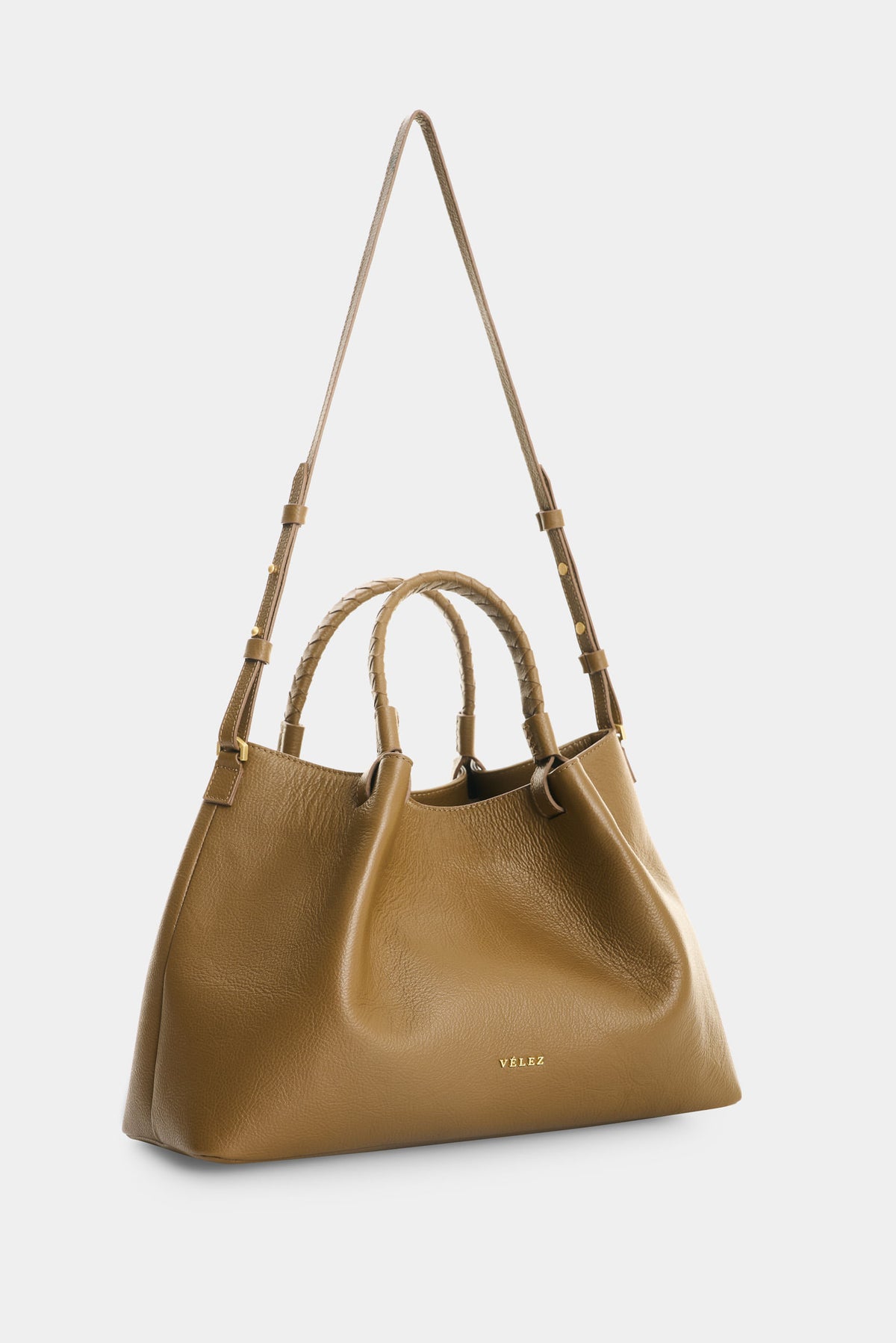 Leather bowling bag for women Alessia