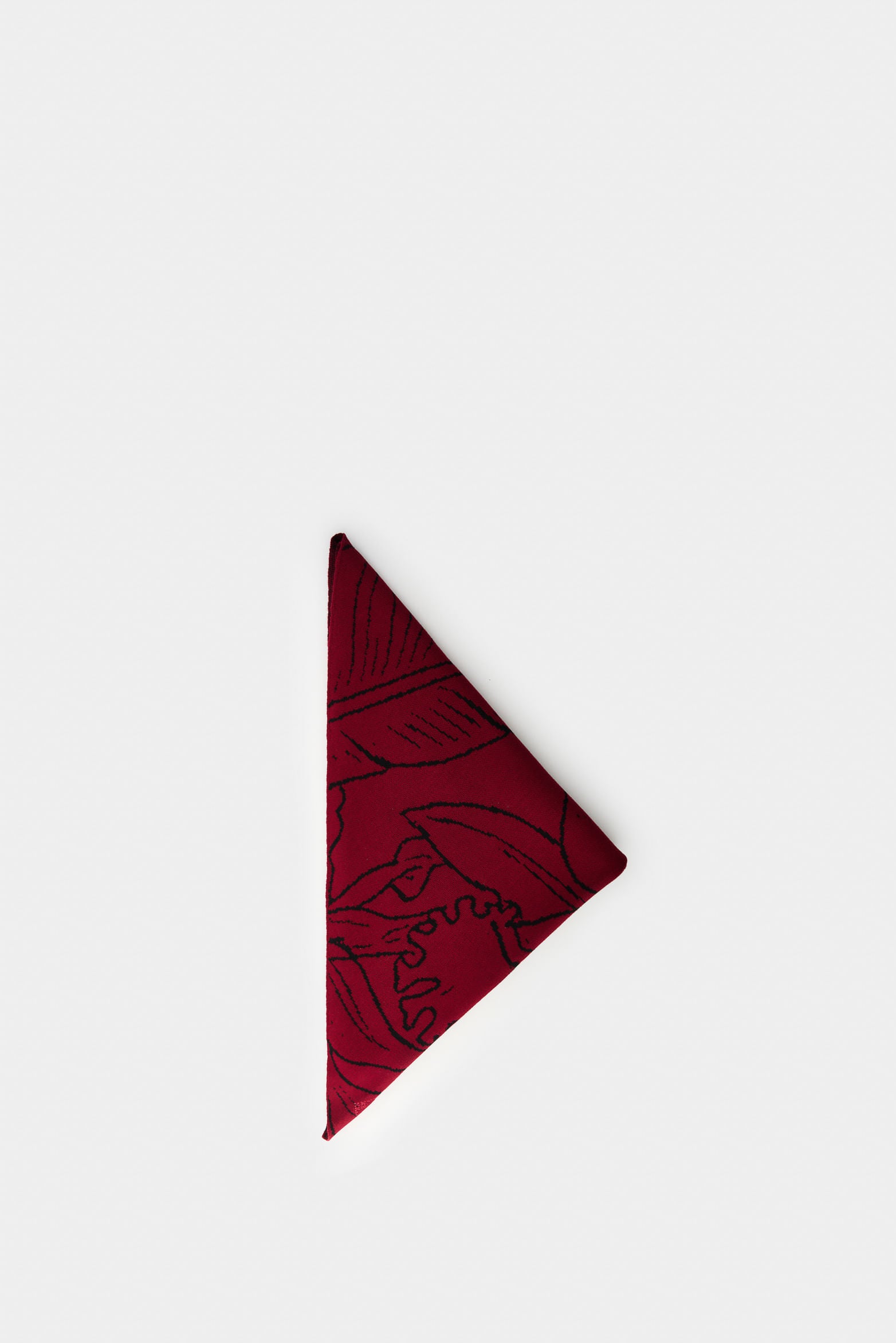 Women's Knit Triangular Scarf