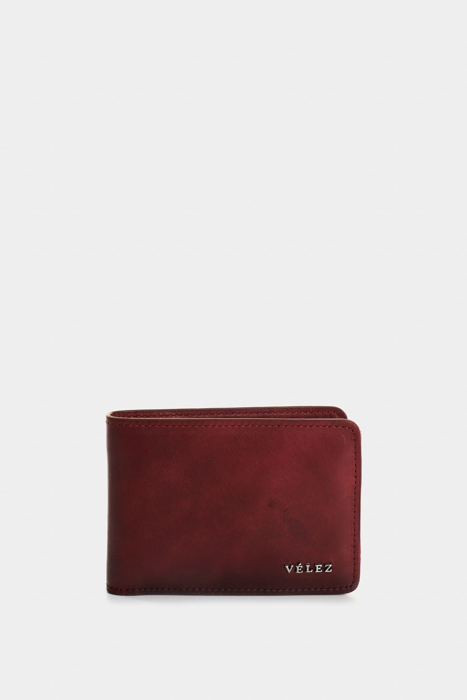 Oasis leather wallet for men with contrast detail