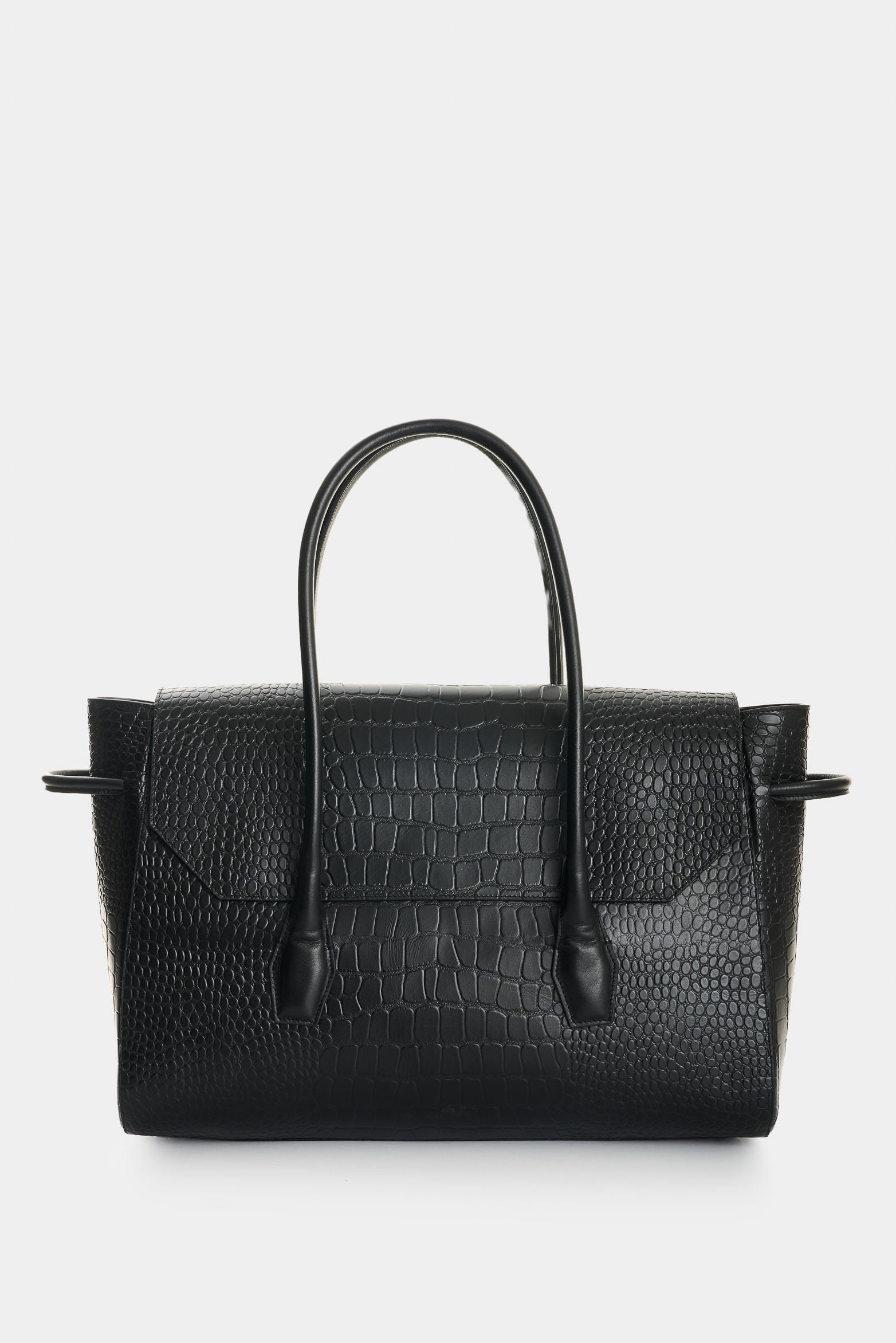 Men's Croco Leather Shopping Bag