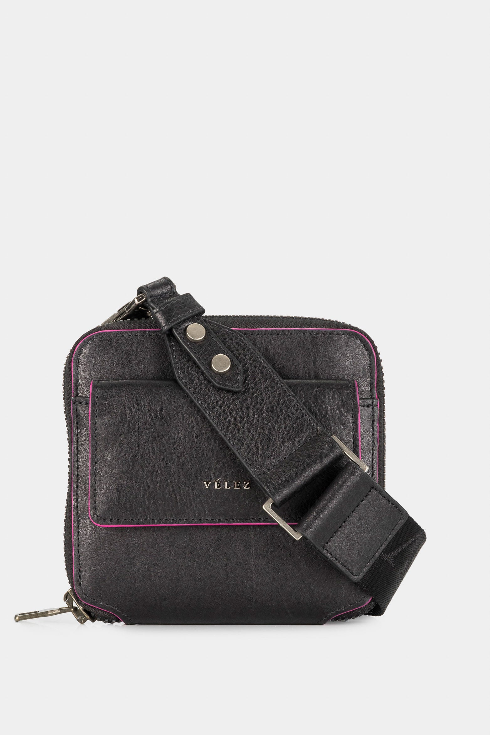 Women’s Uraki Leather Wallet with Seatbelt-Style Strap