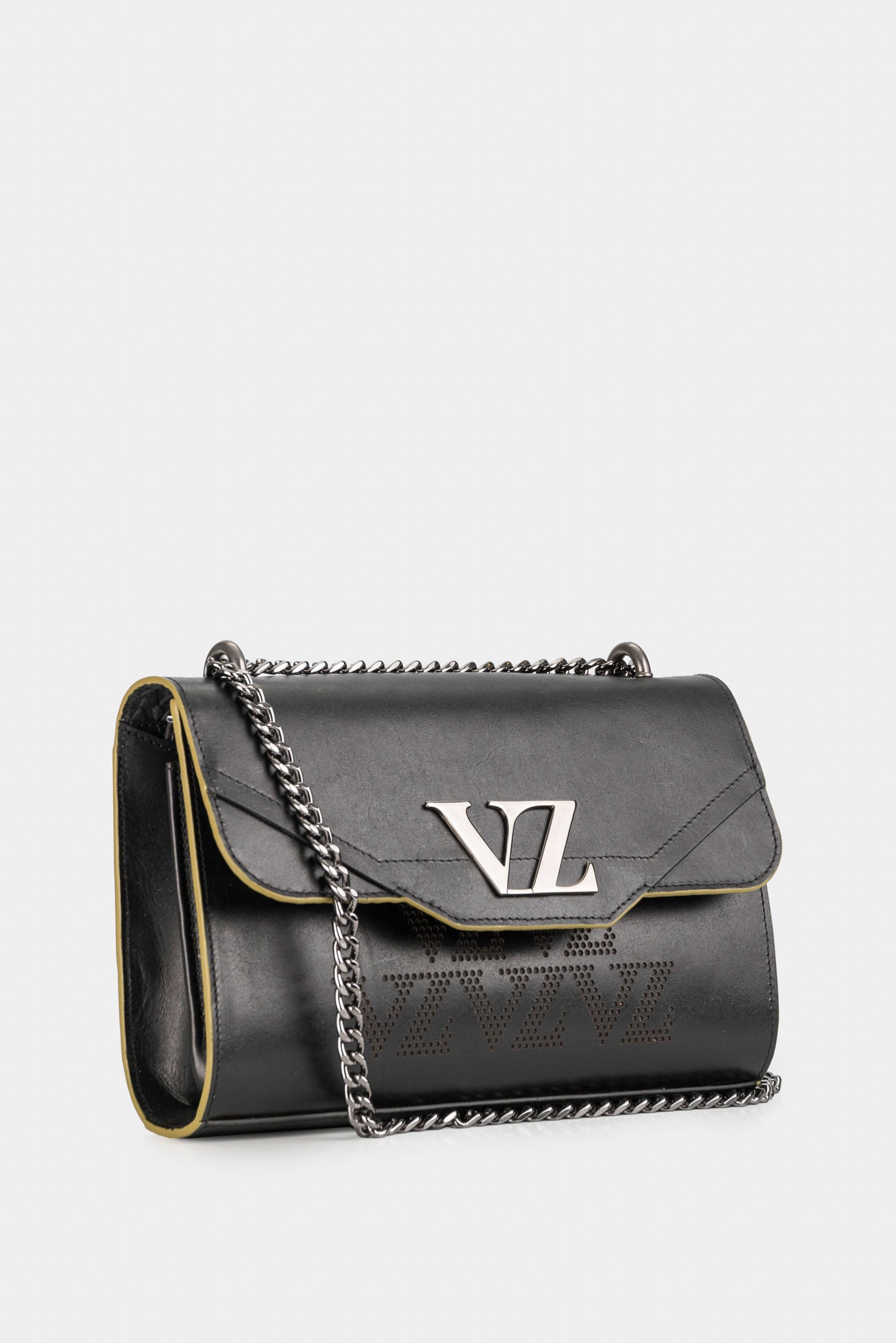 Women’s Lili Leather Bowling Handbags with VZ Monogram