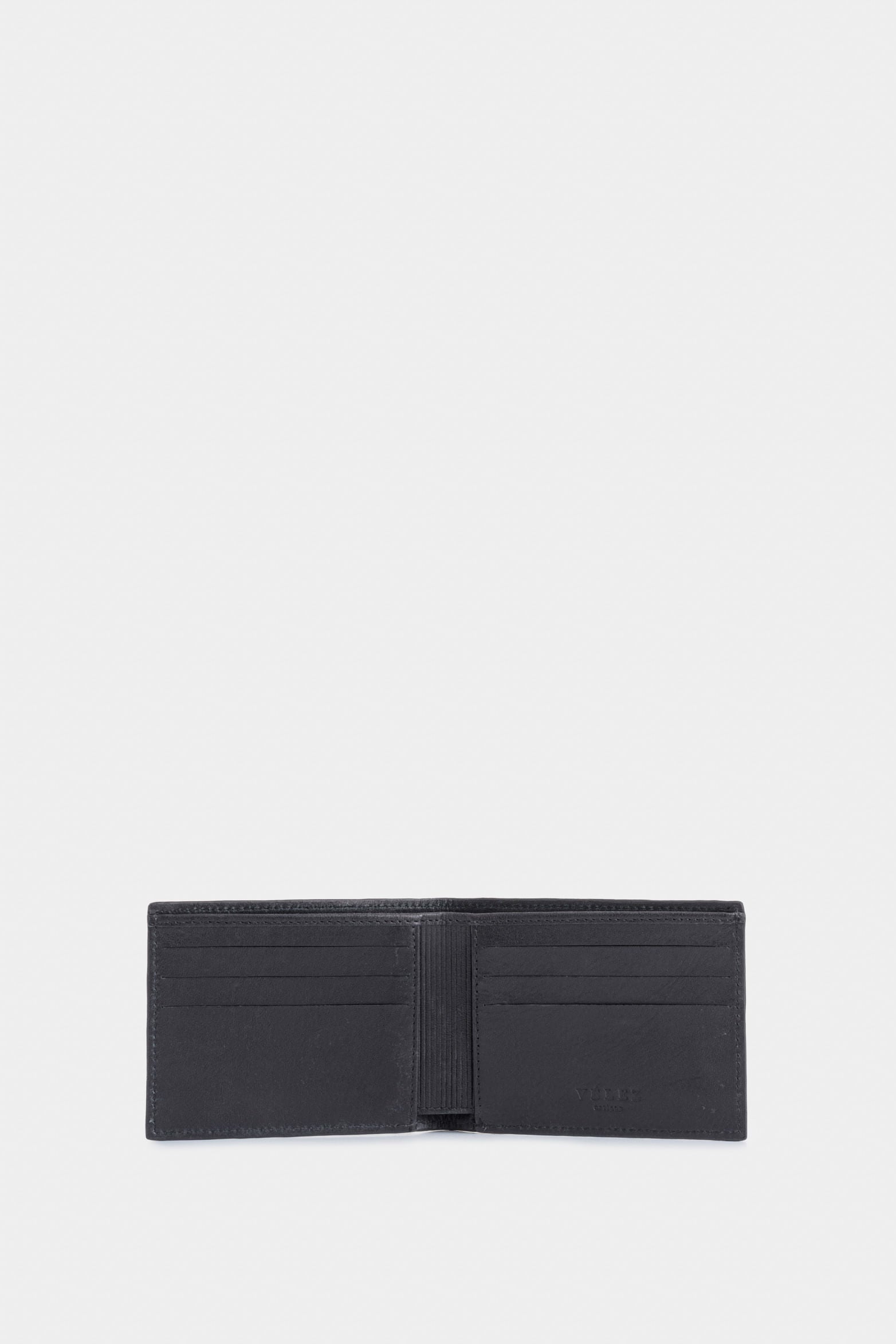 Sunlight leather wallet for men with contrast