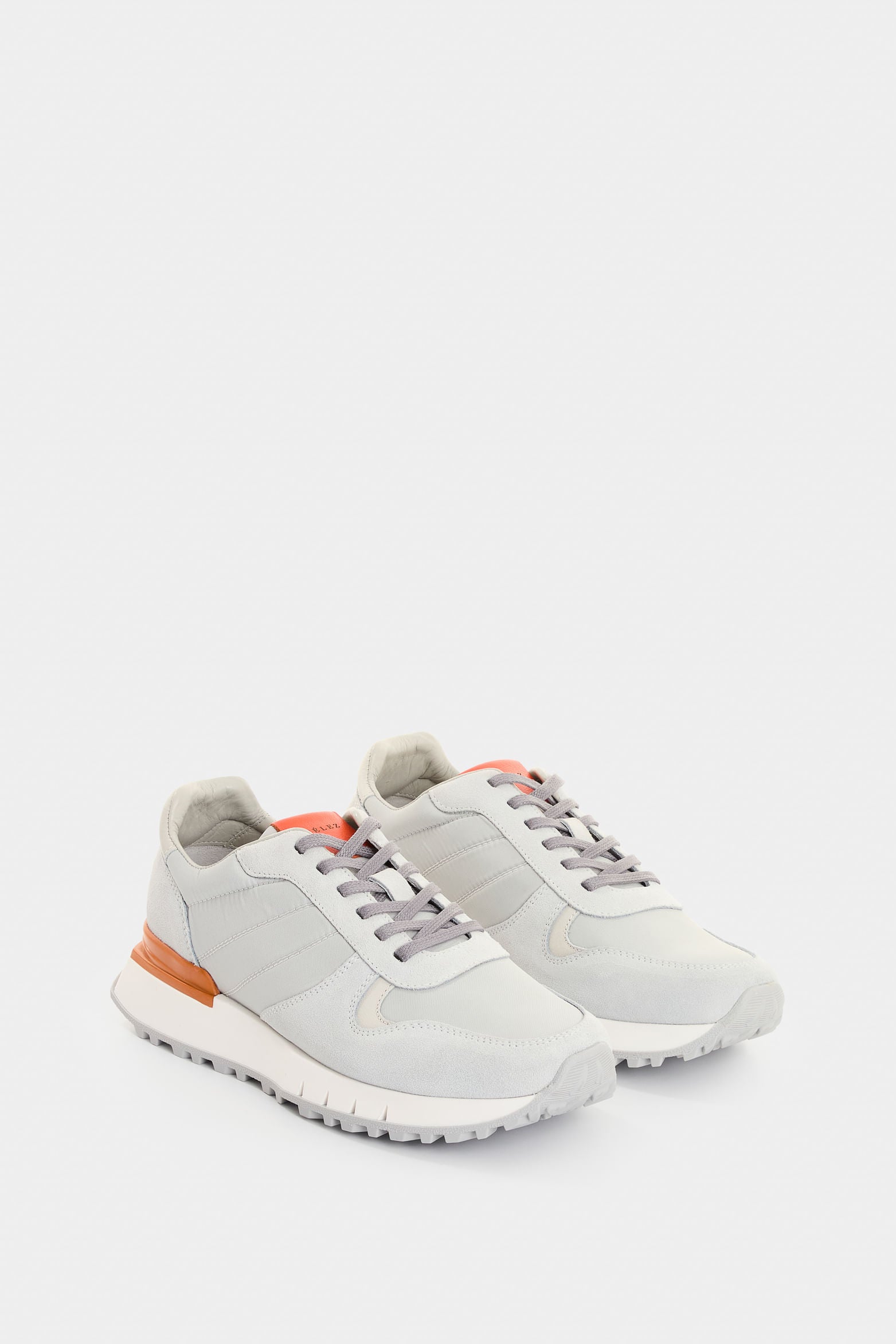 Men’s Azahar Suede Leather and Canvas Sneakers Sport Silhouette