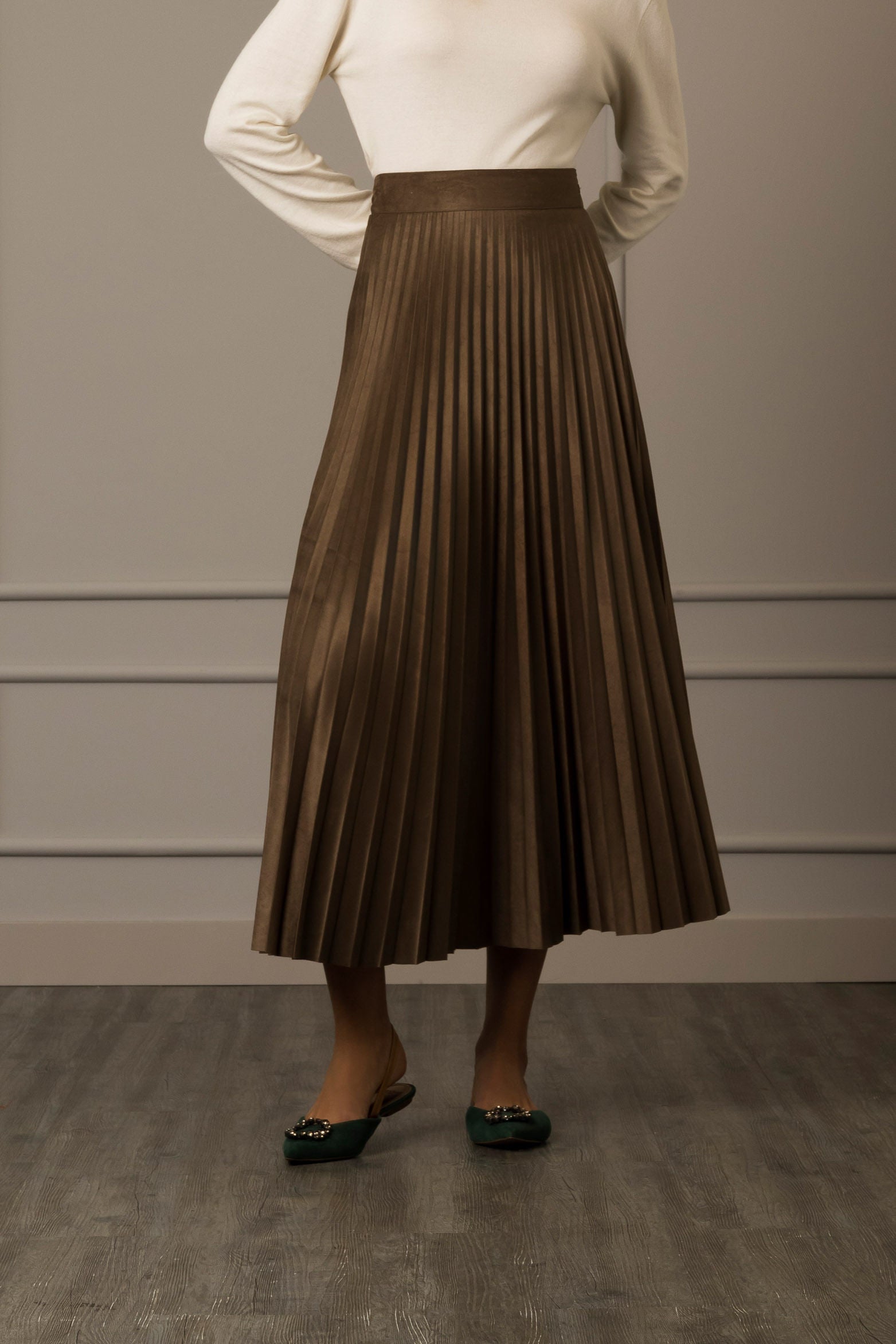 Women’s Soul Pleated Knit Skirt