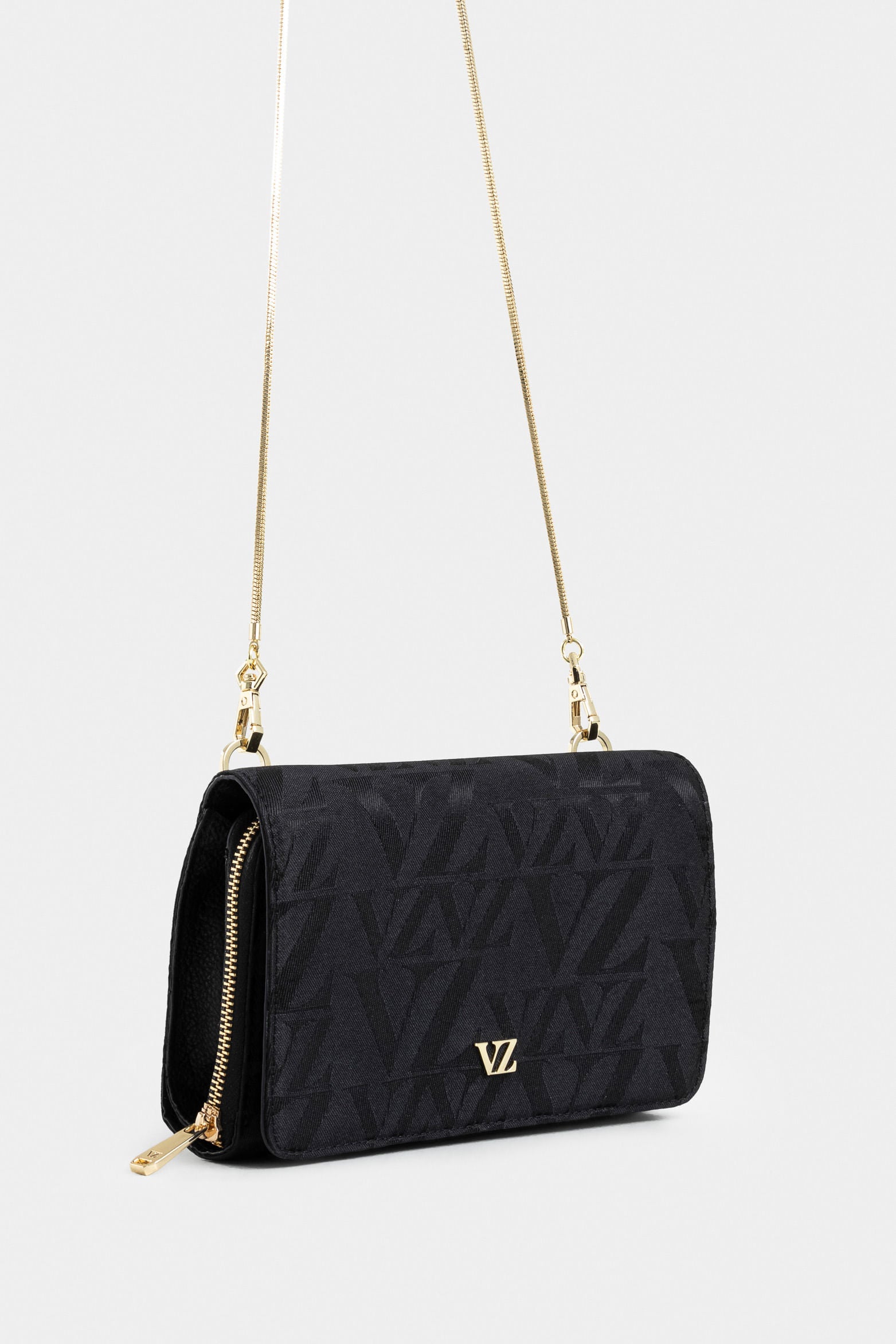 Mini Abi Leather and Canvas Monogram Handbag for Women