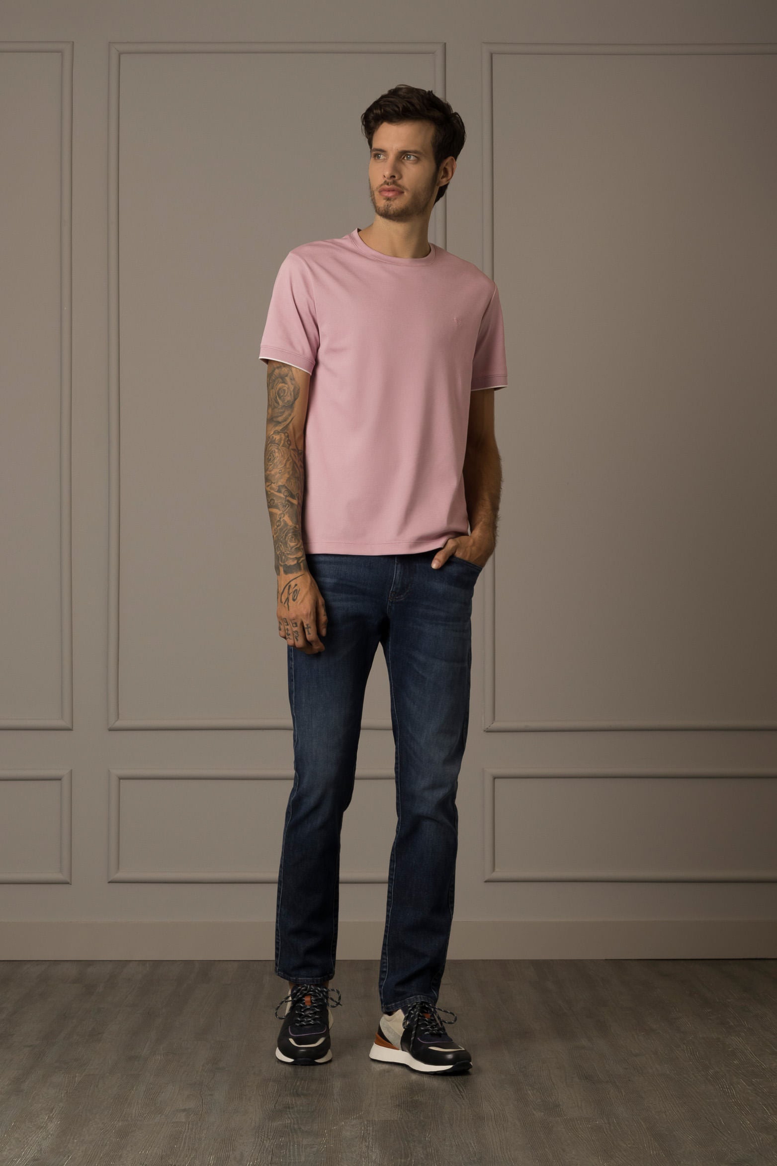 Arizona Micropima Cotton T-Shirt – Semi-Fitted