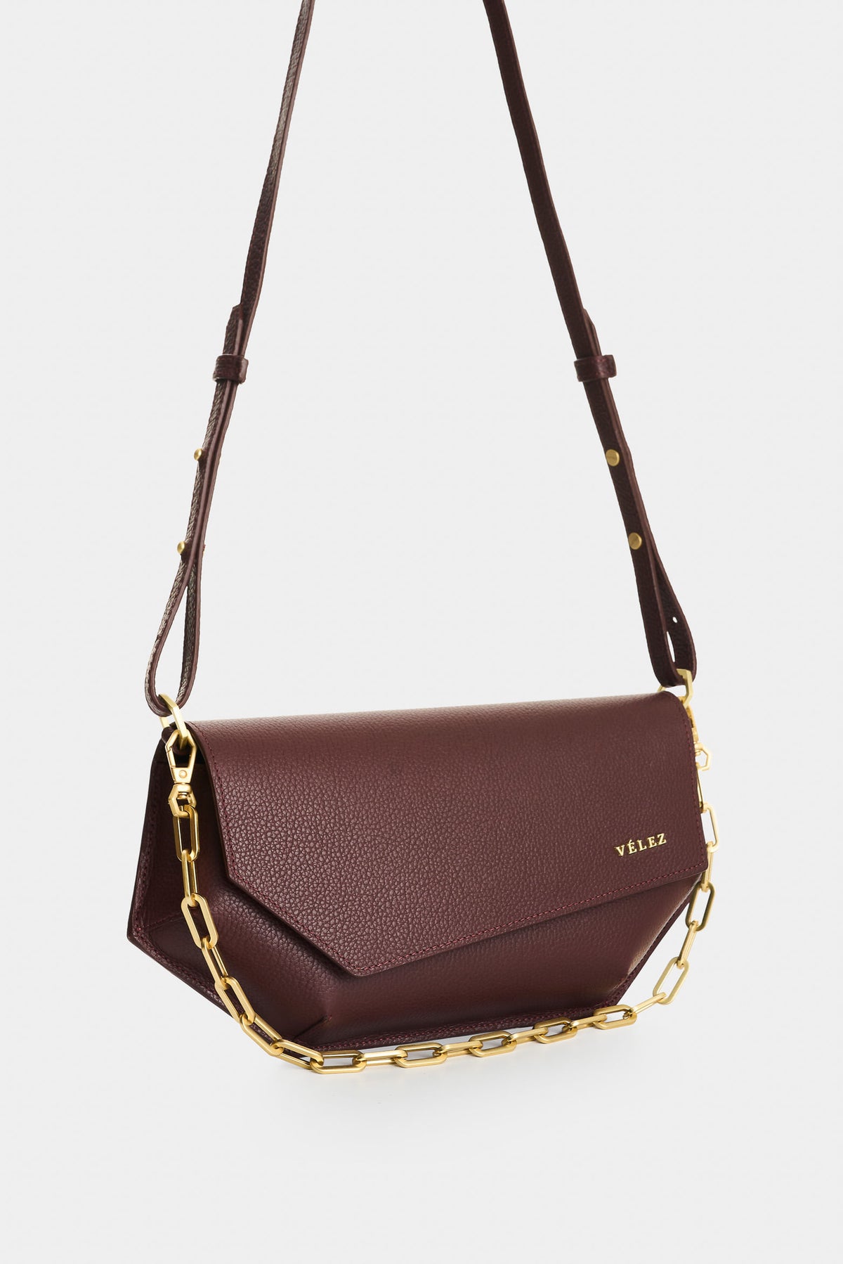 Hexa Leather Crossbody Bag