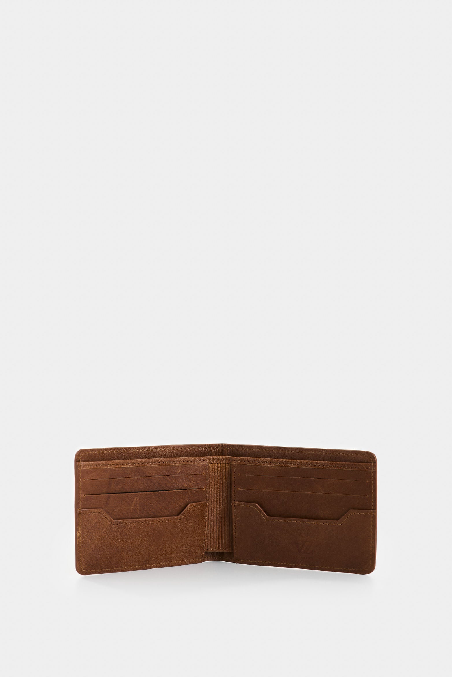 Alden Men's Leather Monogram Wallet